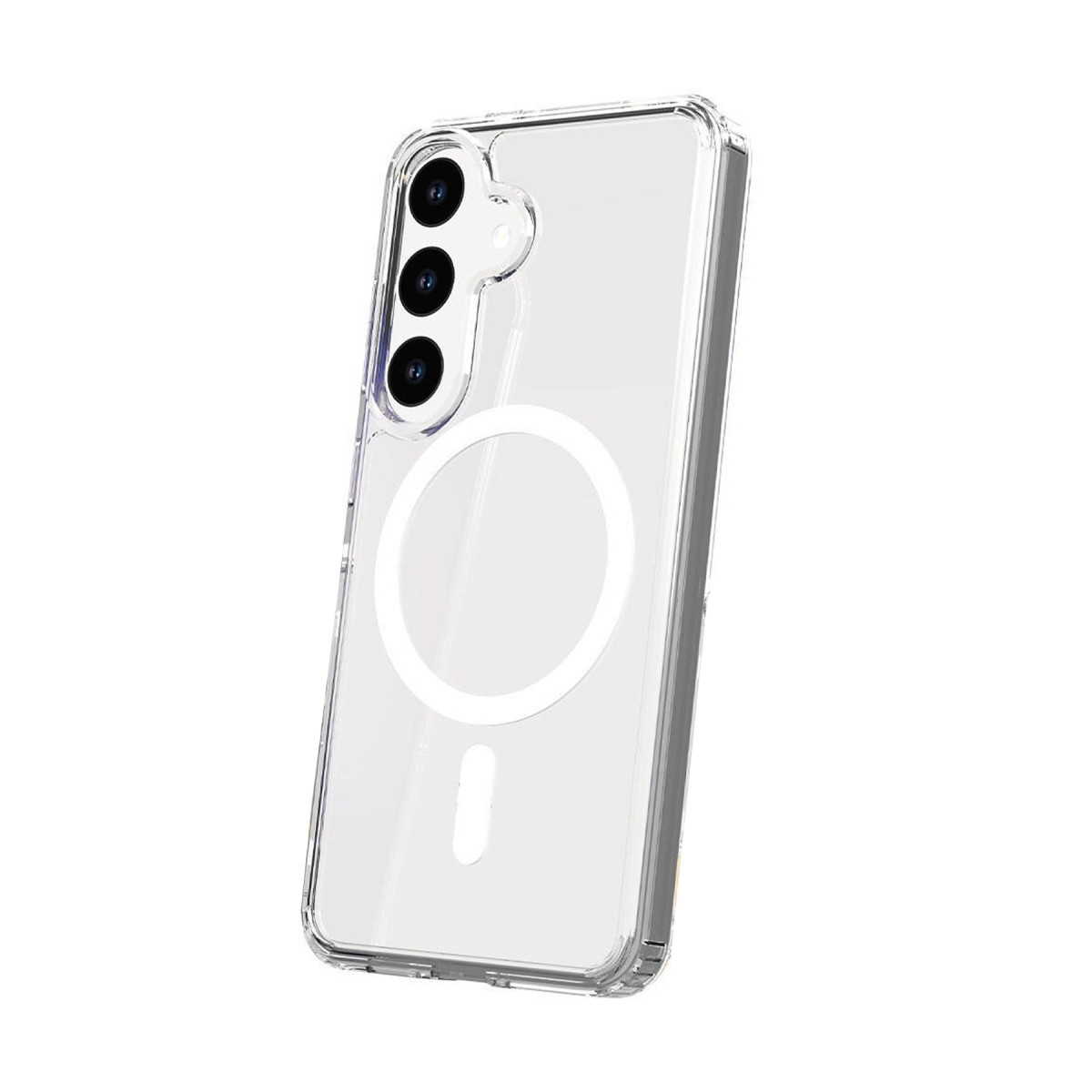 Newface Samsung Galaxy S25 FE Kılıf Magneticsafe Şeffaf Silikon - Şeffaf — görsel 6