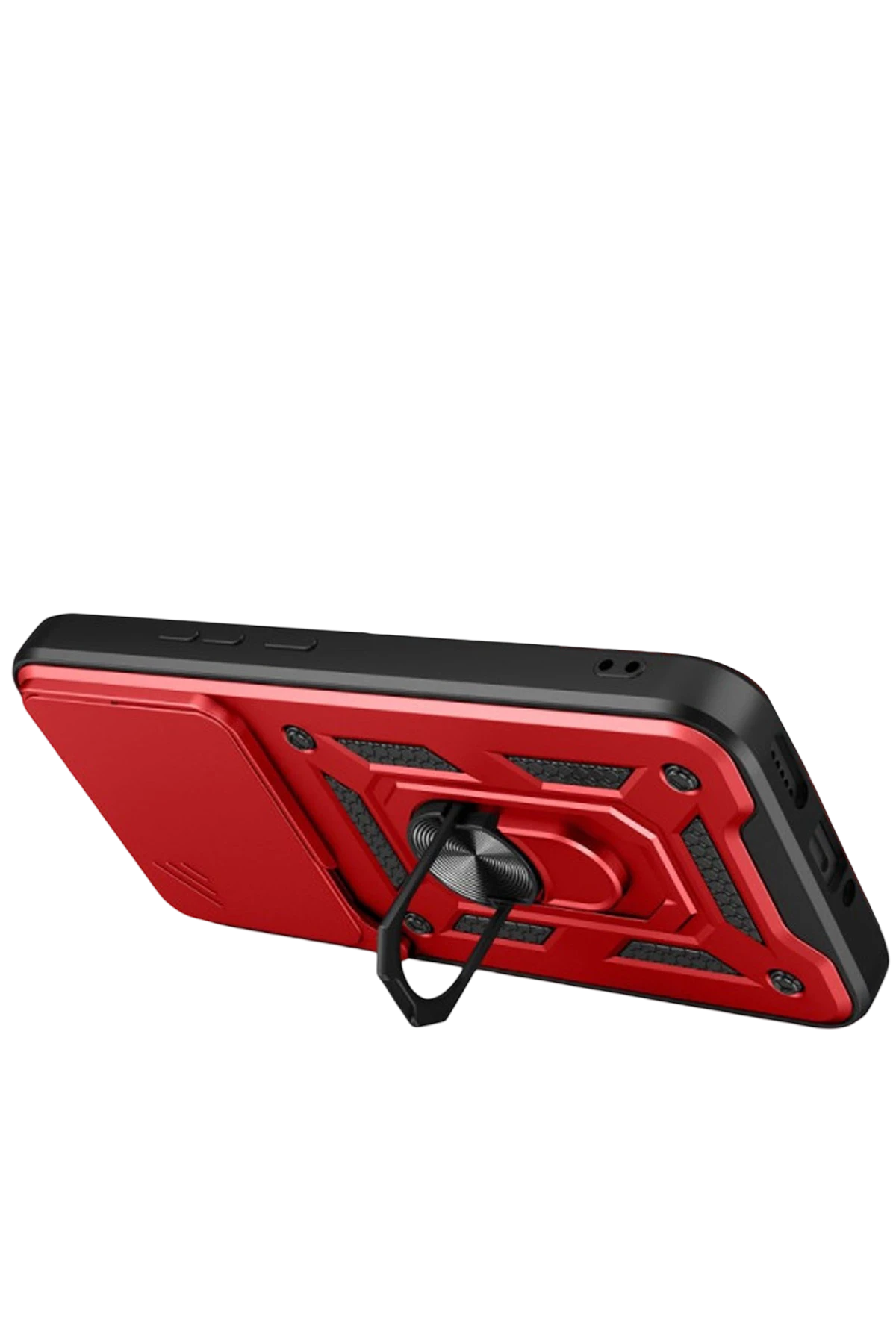 Newface Xiaomi Mi 15T Pro Pars Lens Yüzüklü Silikon - Kırmızı — görsel 2