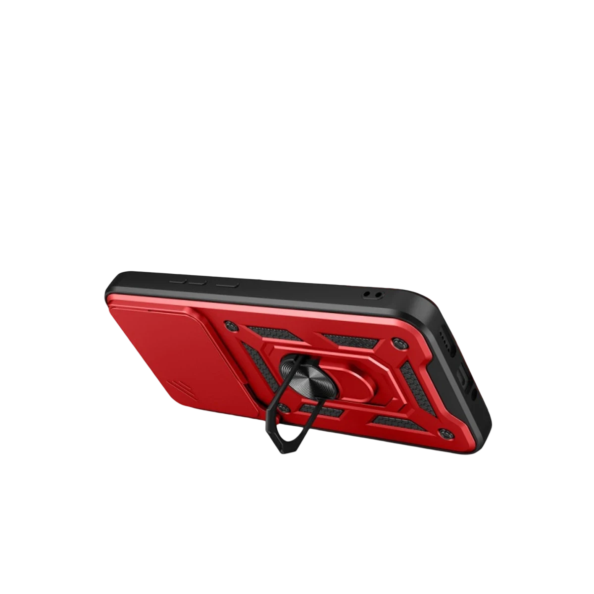Newface Xiaomi Mi 15T Pro Pars Lens Yüzüklü Silikon - Kırmızı — görsel 5