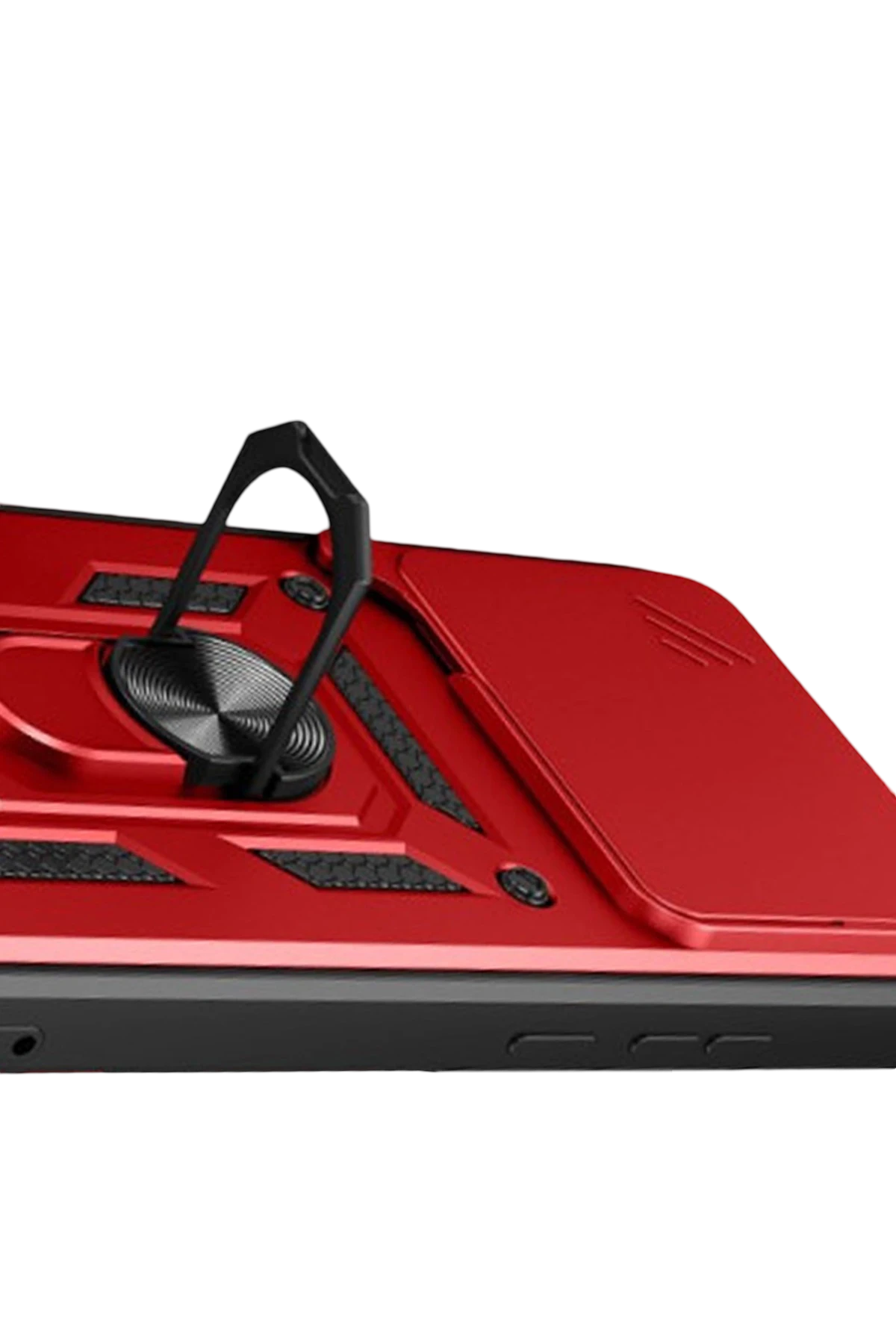Newface Xiaomi Mi 15T Pro Pars Lens Yüzüklü Silikon - Kırmızı — görsel 3