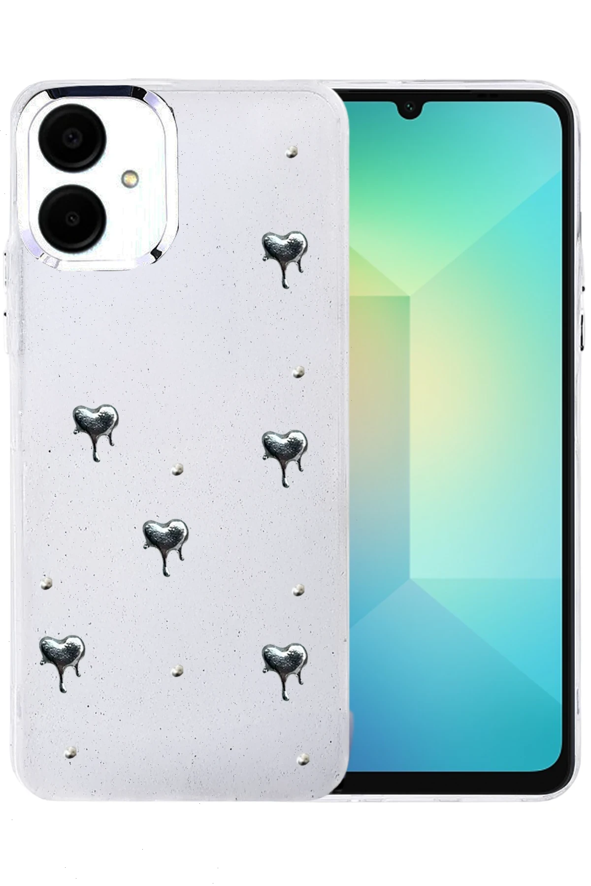 Newface Samsung Galaxy A07 4G Fiyonk Desenli Kapak - Desen 1