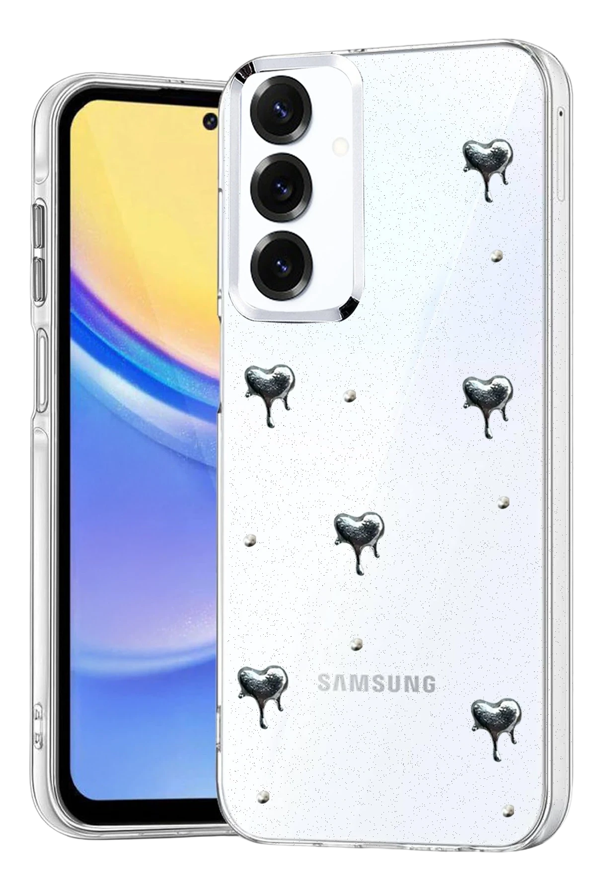 Newface Samsung Galaxy S25 FE Fiyonk Desenli Kapak - Desen 1