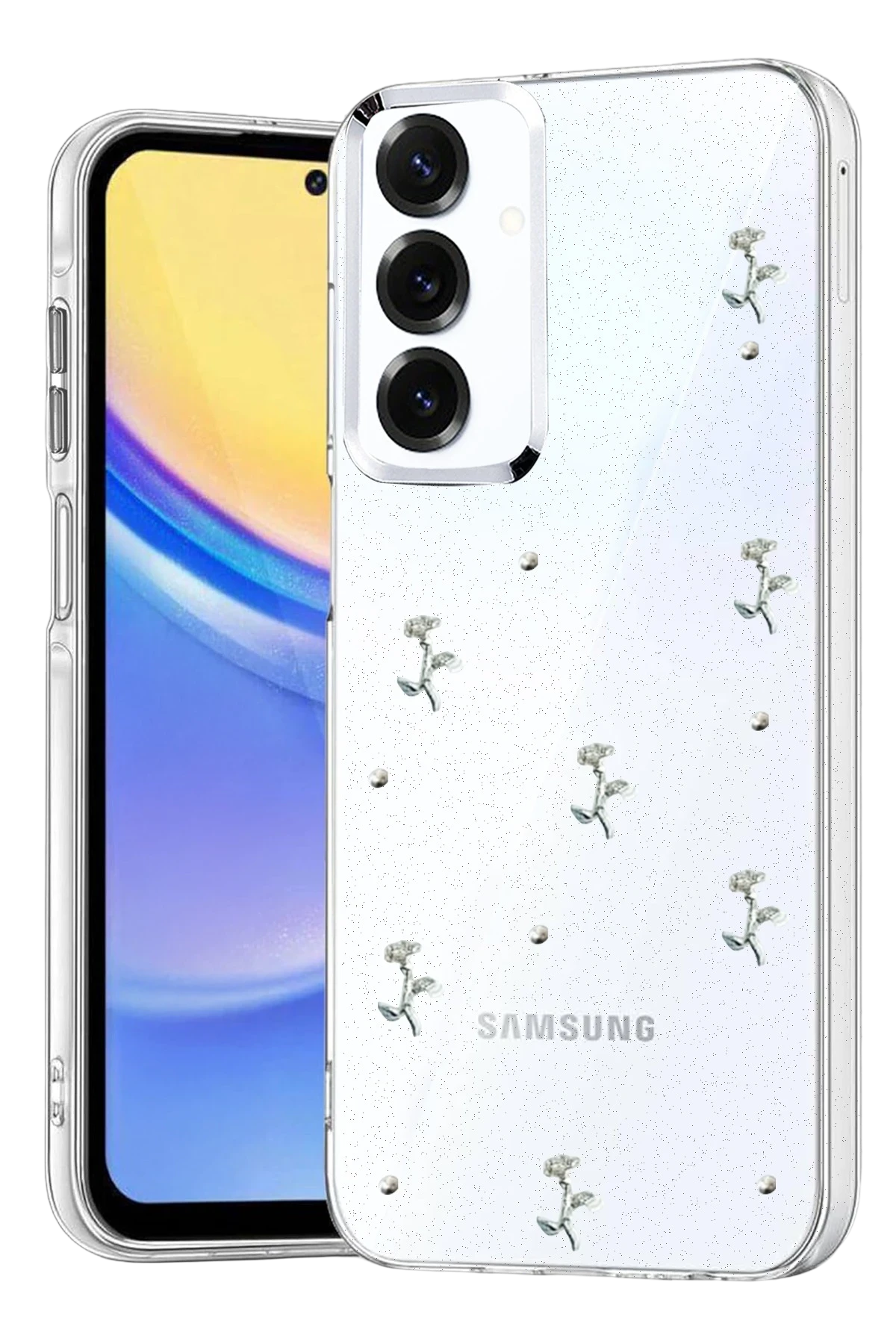 Newface Samsung Galaxy S25 FE Fiyonk Desenli Kapak - Desen 4