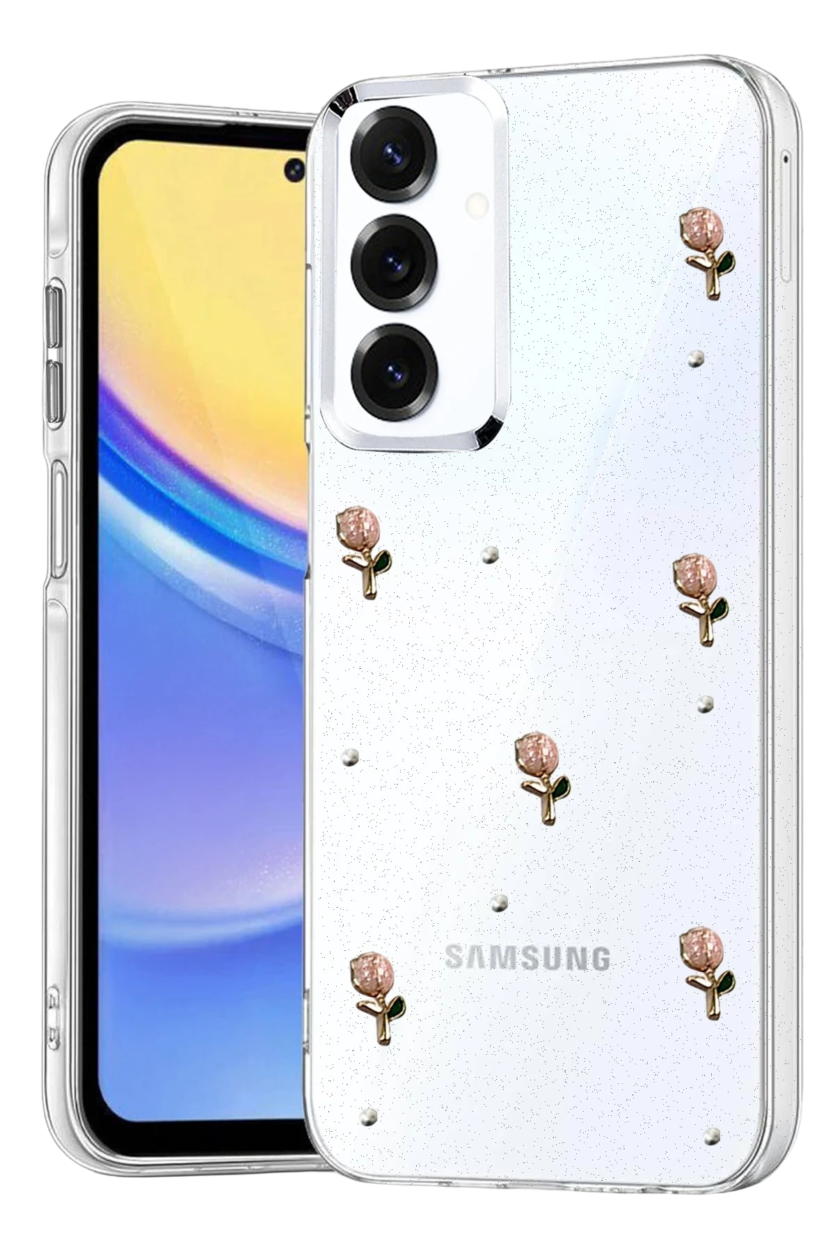 Newface Samsung Galaxy S25 FE Fiyonk Desenli Kapak - Desen 6