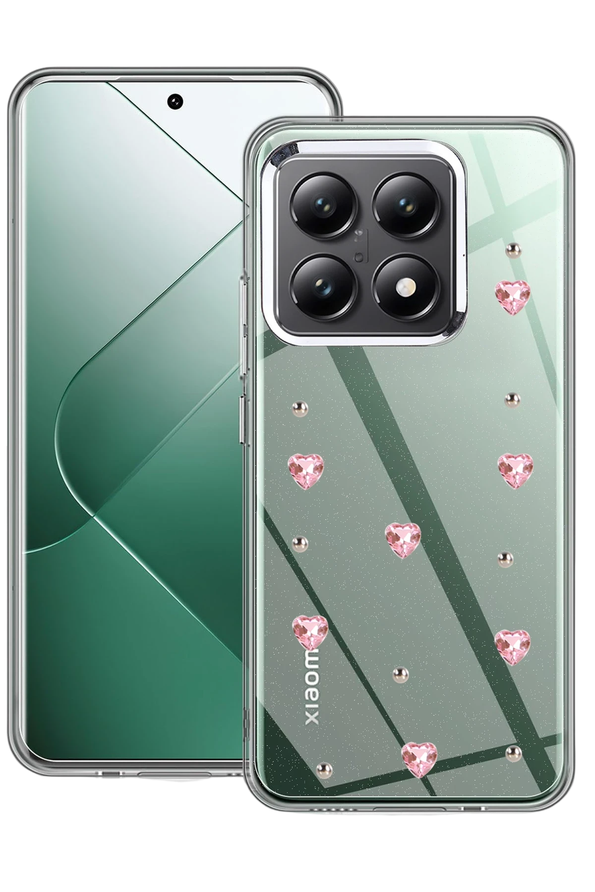 Newface Xiaomi Mi 14T Pro Fiyonk Desenli Kapak - Desen 3