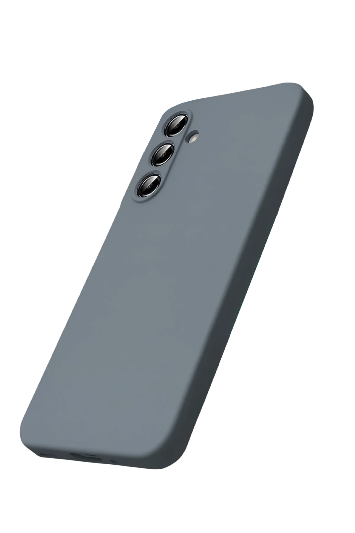 Newface Samsung Galaxy A17 5G Nano içi Kadife Silikon - Gri