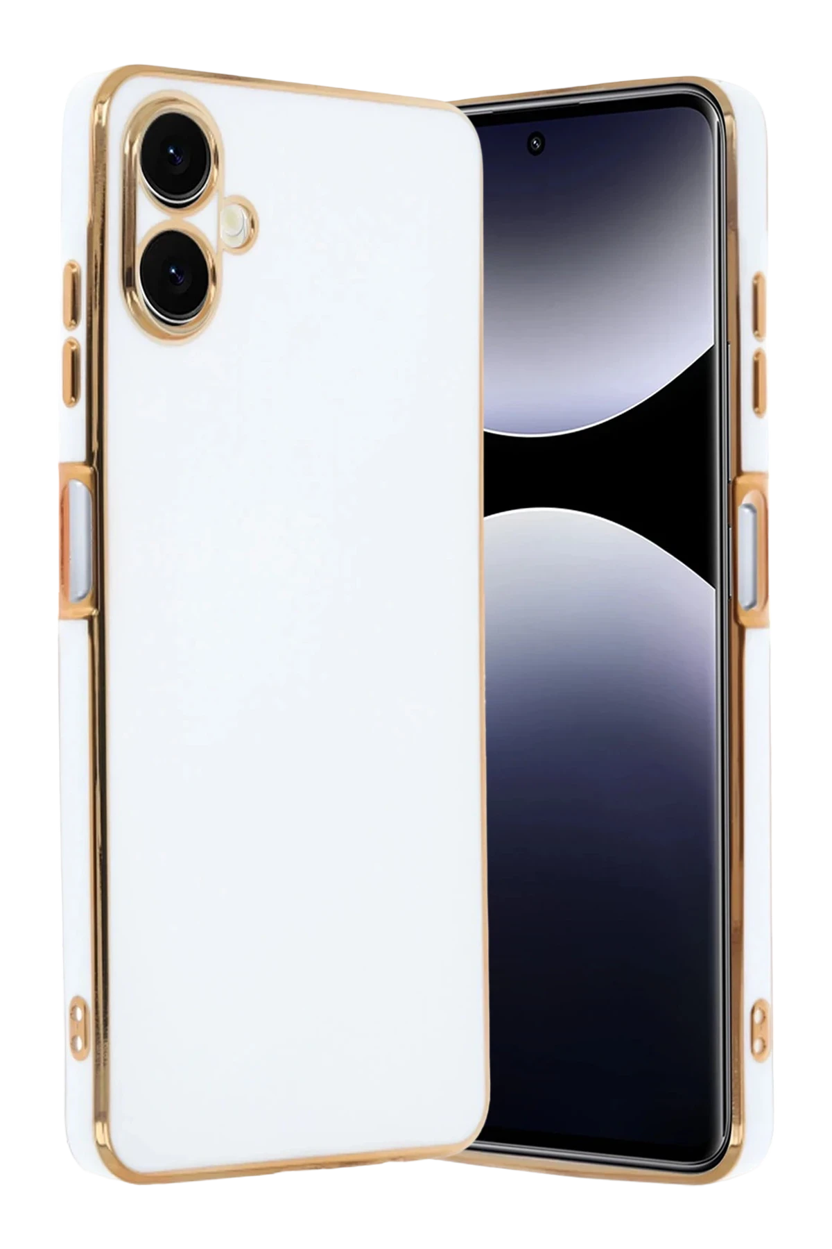 Newface Samsung Galaxy A07 4G Volet Silikon - Beyaz