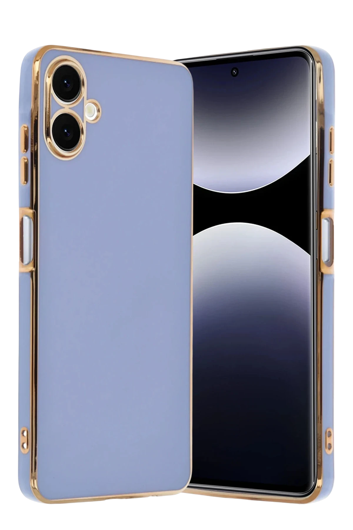 Newface Samsung Galaxy A07 4G Volet Silikon - Mavi