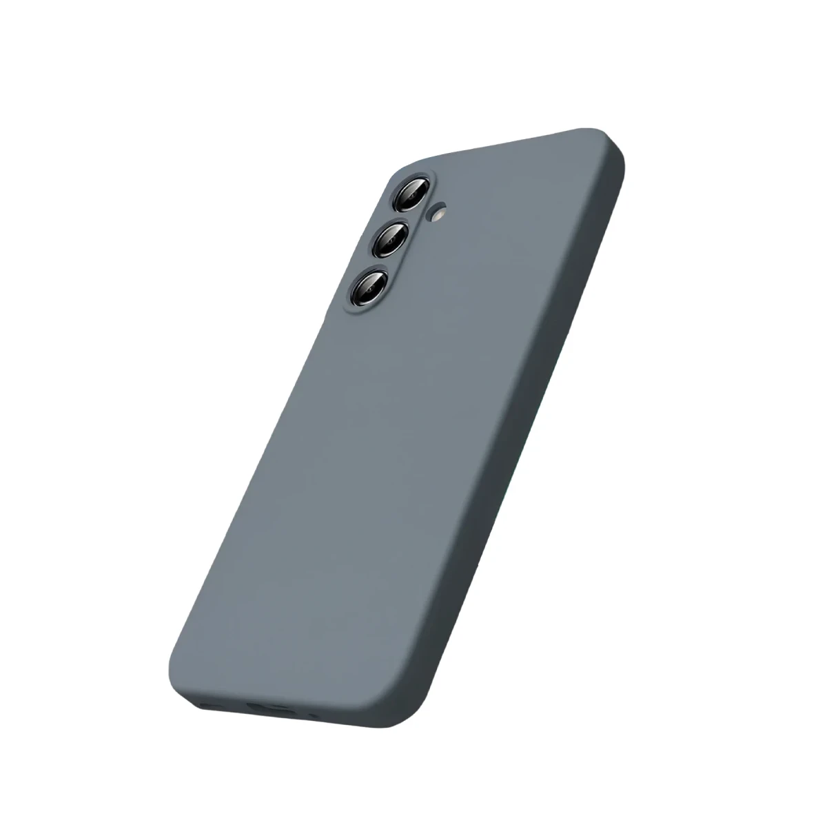 Newface Samsung Galaxy S25 FE Kılıf Nano içi Kadife Silikon - Gri — görsel 5