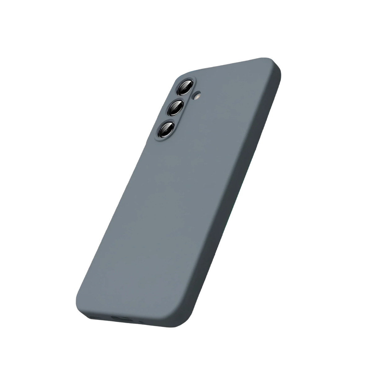 Newface Samsung Galaxy S25 FE Kılıf Nano içi Kadife Silikon - Gri — görsel 8