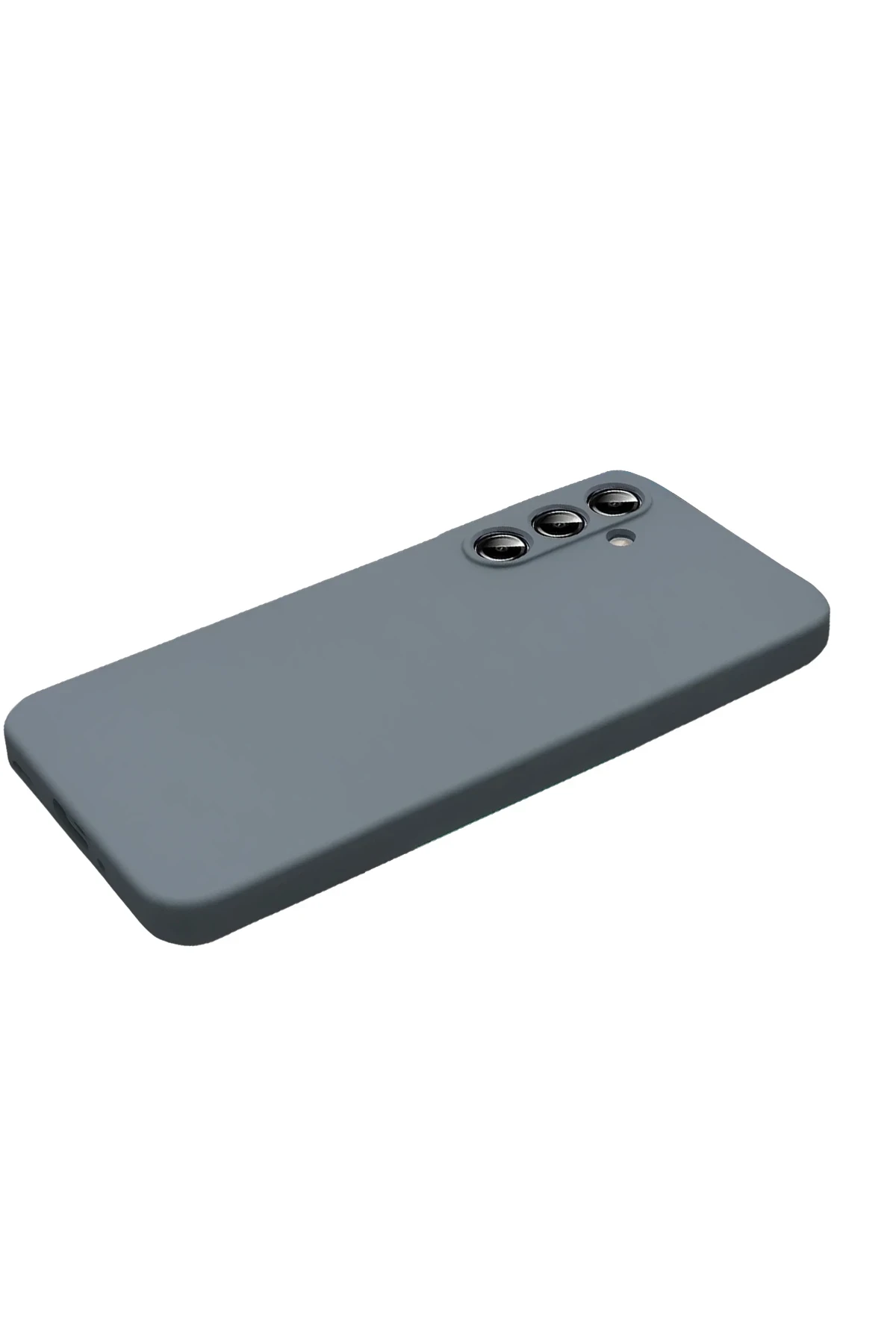 Newface Samsung Galaxy S25 FE Kılıf Nano içi Kadife Silikon - Gri — görsel 3