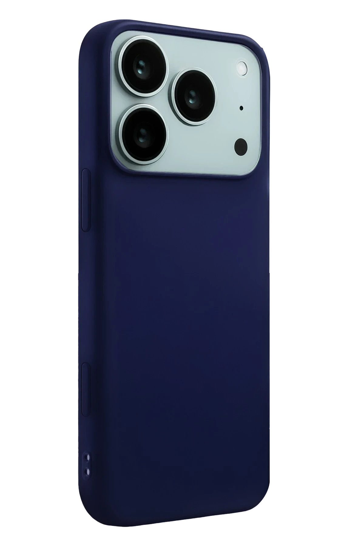 Newface Apple iPhone 17 Pro Nano içi Kadife Silikon - Lacivert