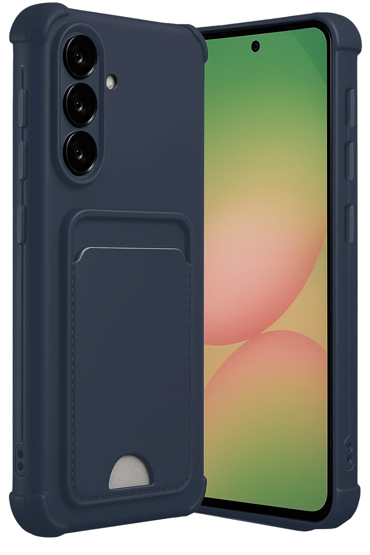 Newface Samsung Galaxy A17 5G Kelvin Kartvizitli Silikon - Lacivert