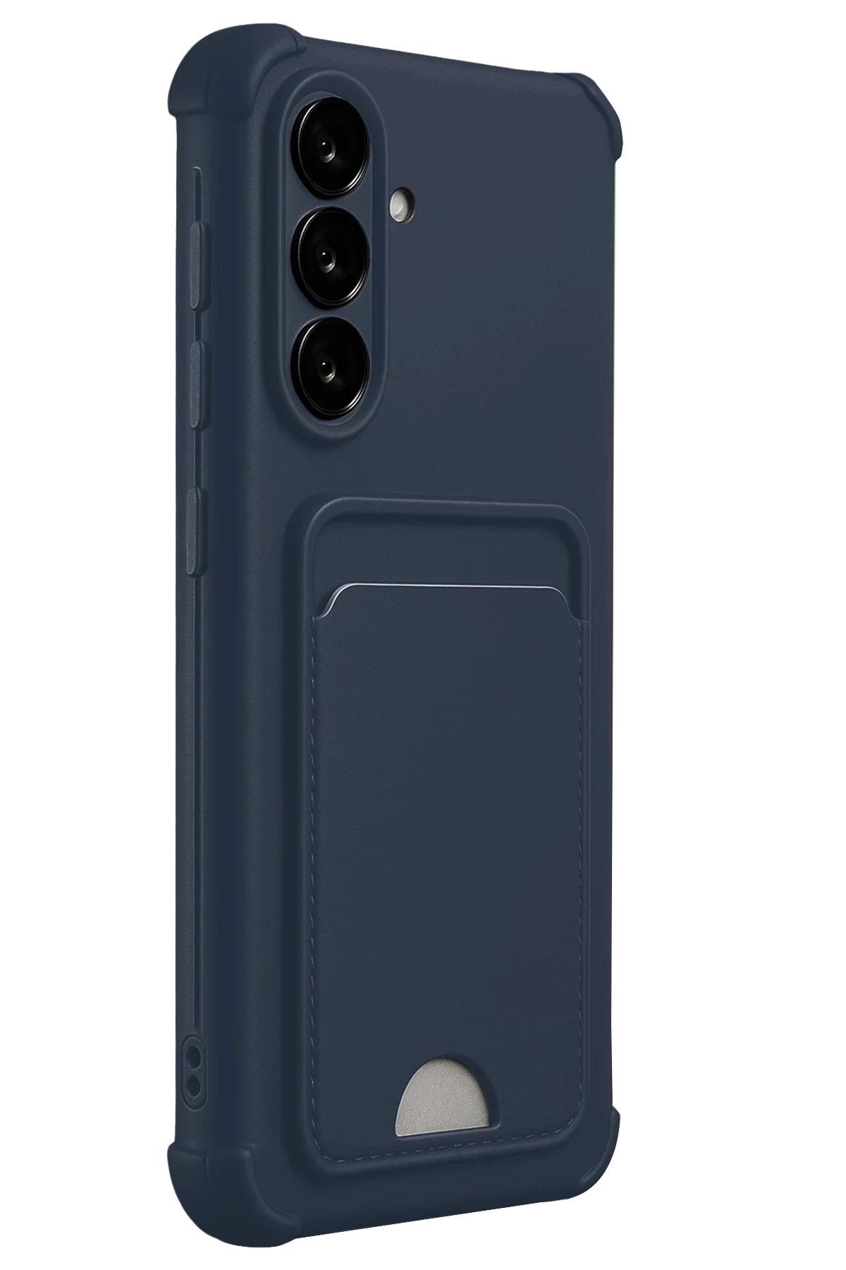 Newface Samsung Galaxy A17 5G Kelvin Kartvizitli Silikon - Lacivert