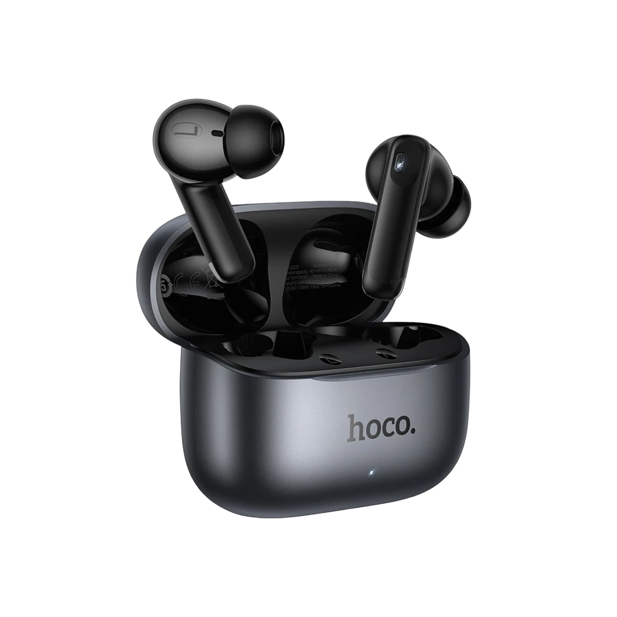 Hoco. EQ27 Fun Aktif Gürültü Engelleyici Özellikli Yapay Zeka Destekli Bluetooth 5.4 Kablosuz TWS Kulaklık  – Gri