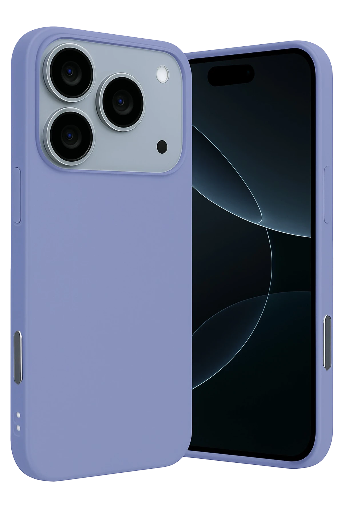 Newface Apple iPhone 17 Pro Nano içi Kadife Silikon - Lila