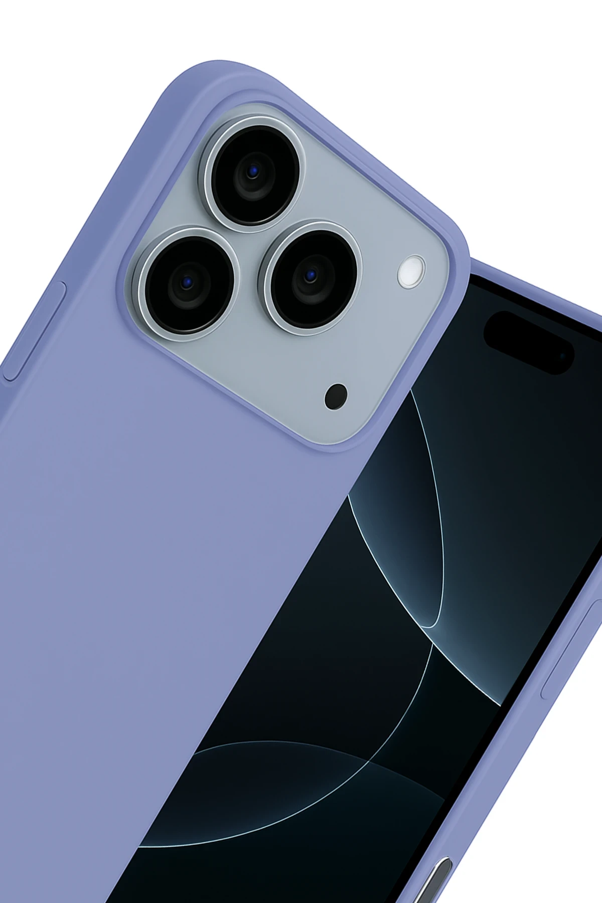 Newface Apple iPhone 17 Pro Nano içi Kadife Silikon - Lila