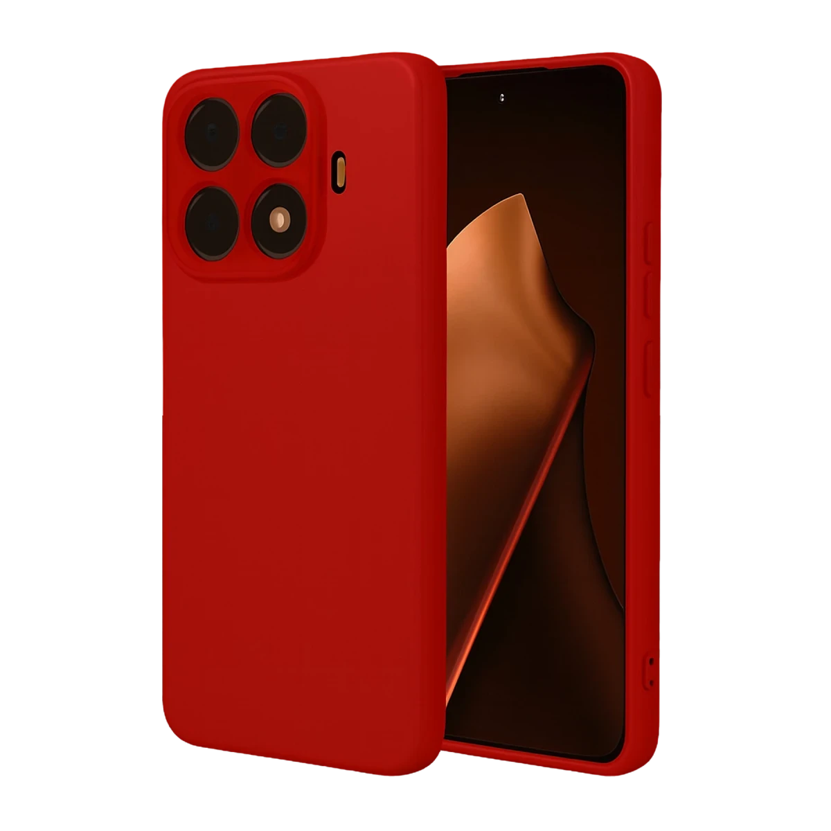 Newface Xiaomi Mi 15T Pro Nano içi Kadife Silikon - Kırmızı — görsel 5