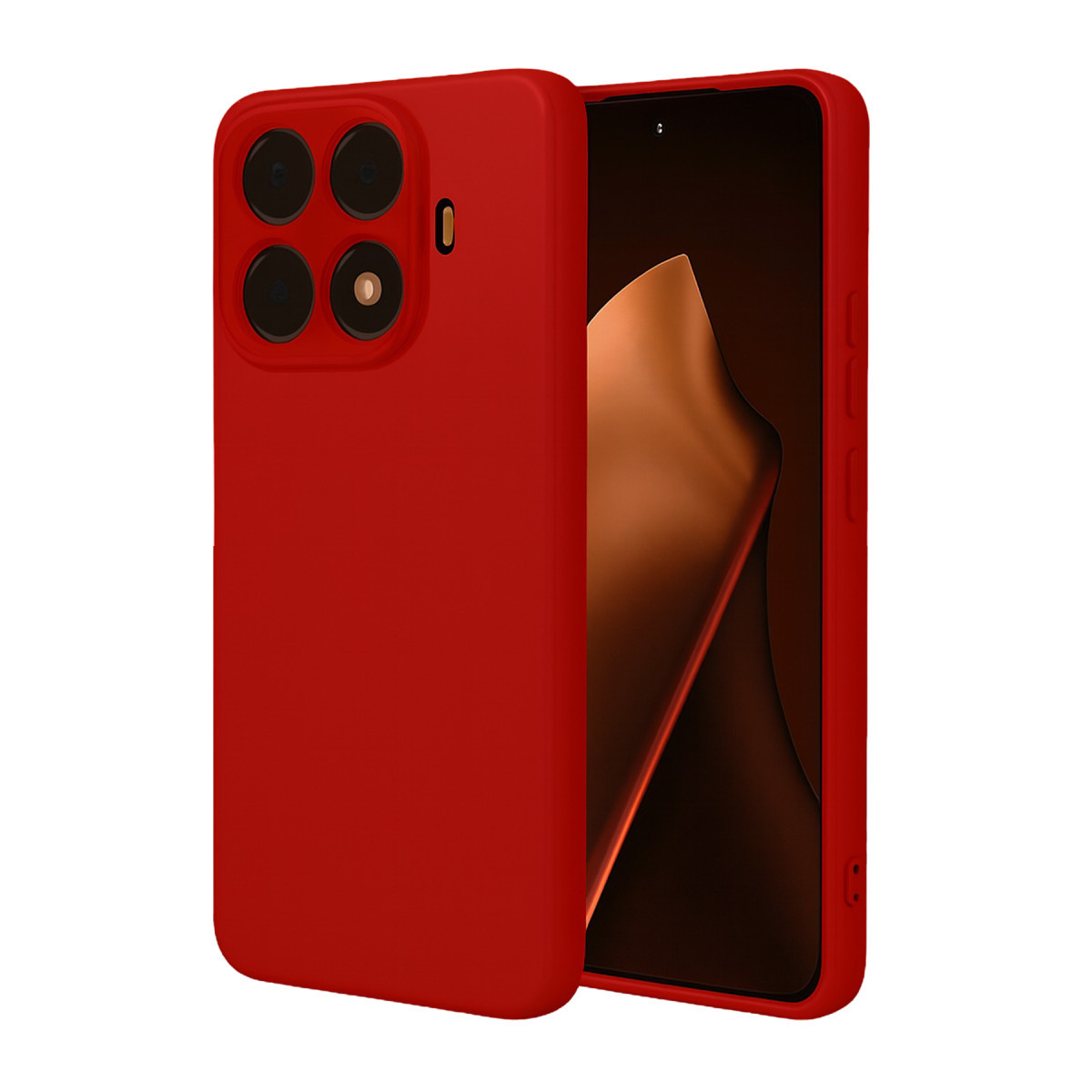 Newface Xiaomi Mi 15T Pro Nano içi Kadife Silikon - Kırmızı — görsel 9