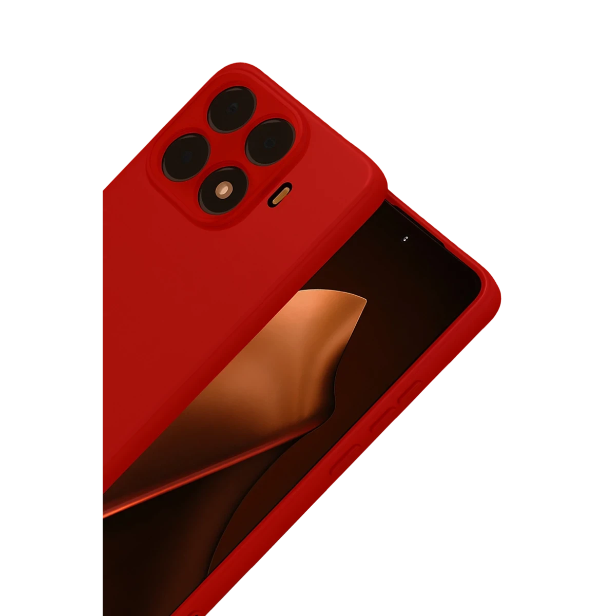Newface Xiaomi Mi 15T Pro Nano içi Kadife Silikon - Kırmızı — görsel 6
