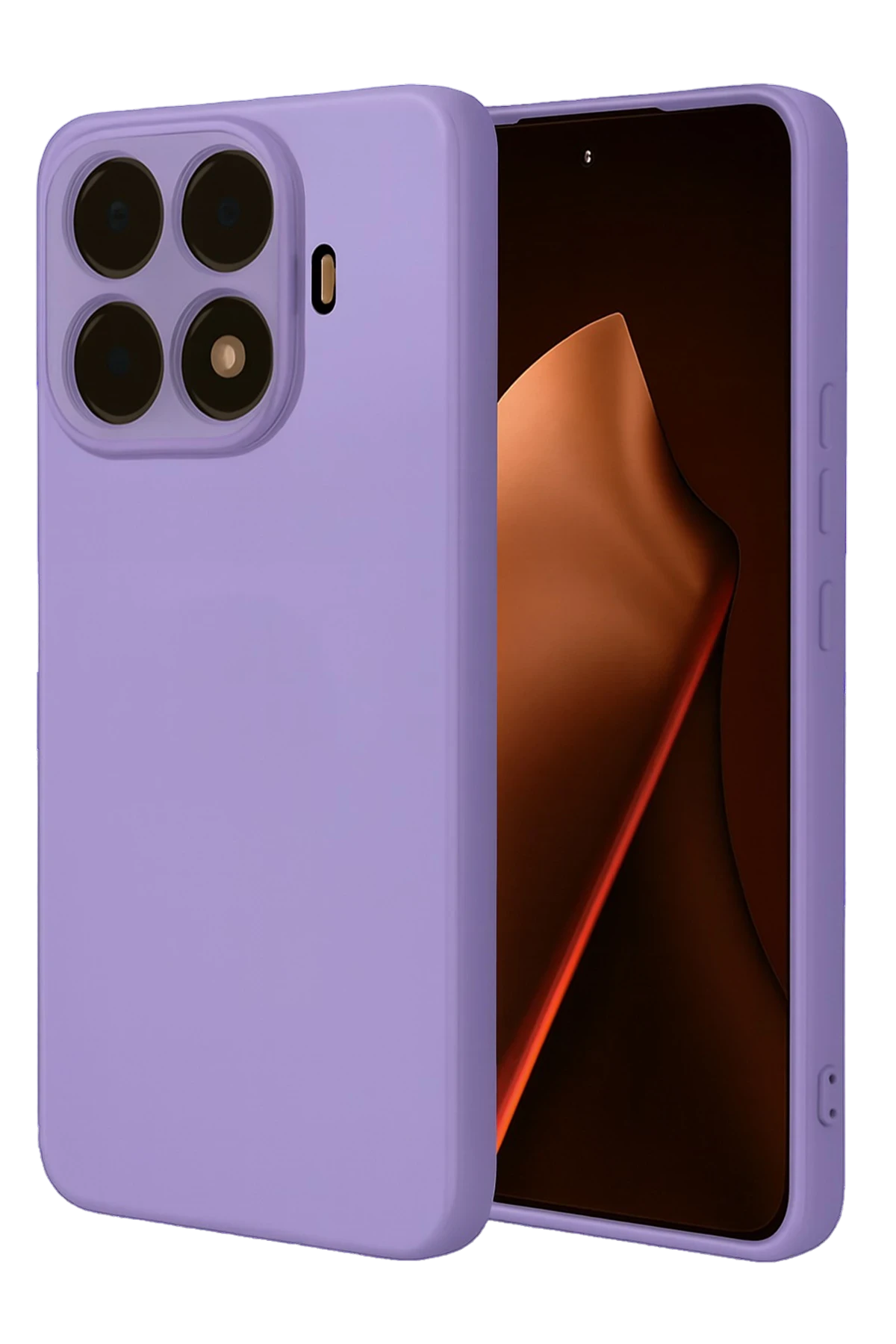 Newface Xiaomi Mi 15T Pro Nano içi Kadife Silikon - Lila