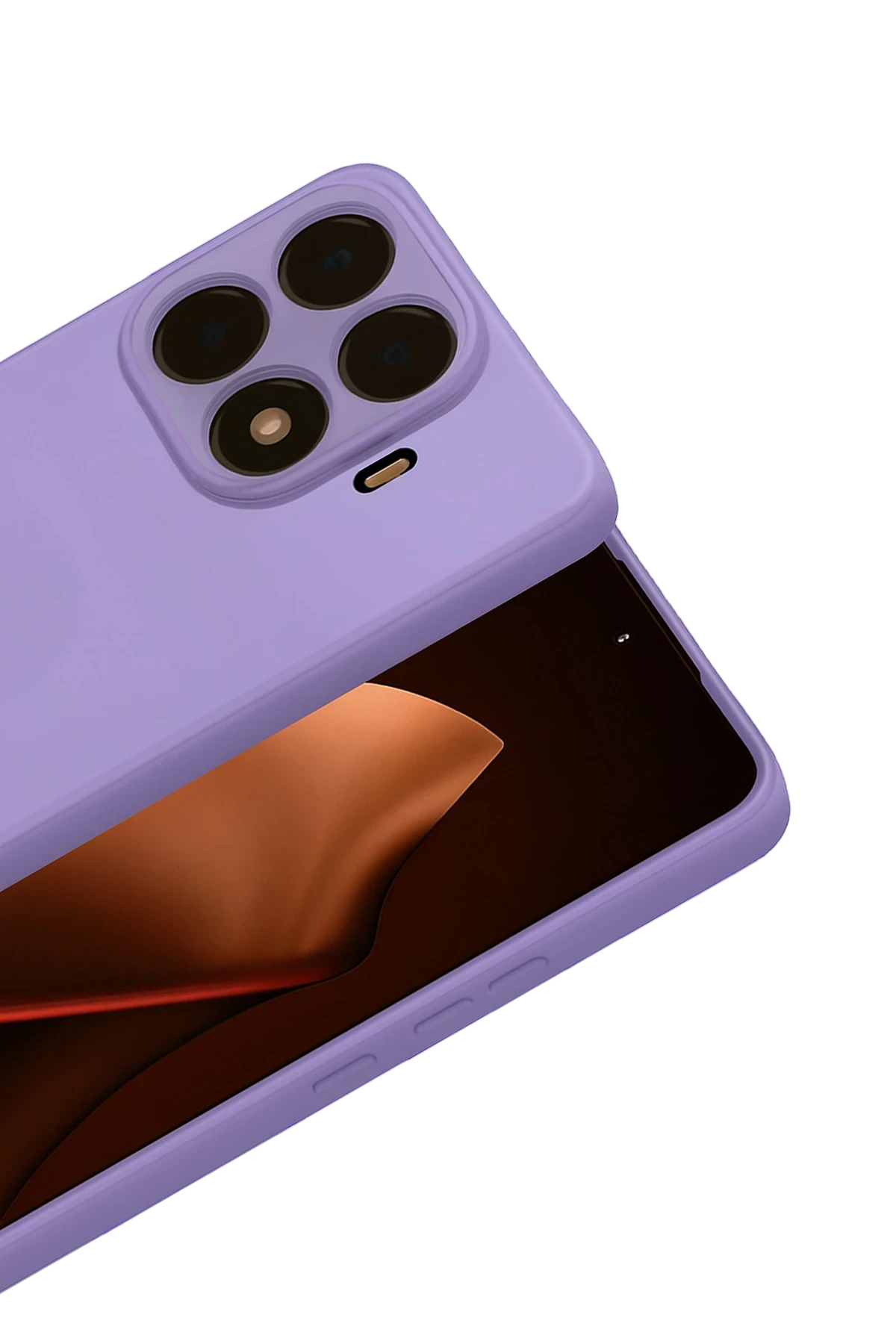 Newface Xiaomi Mi 15T Pro Nano içi Kadife Silikon - Lila