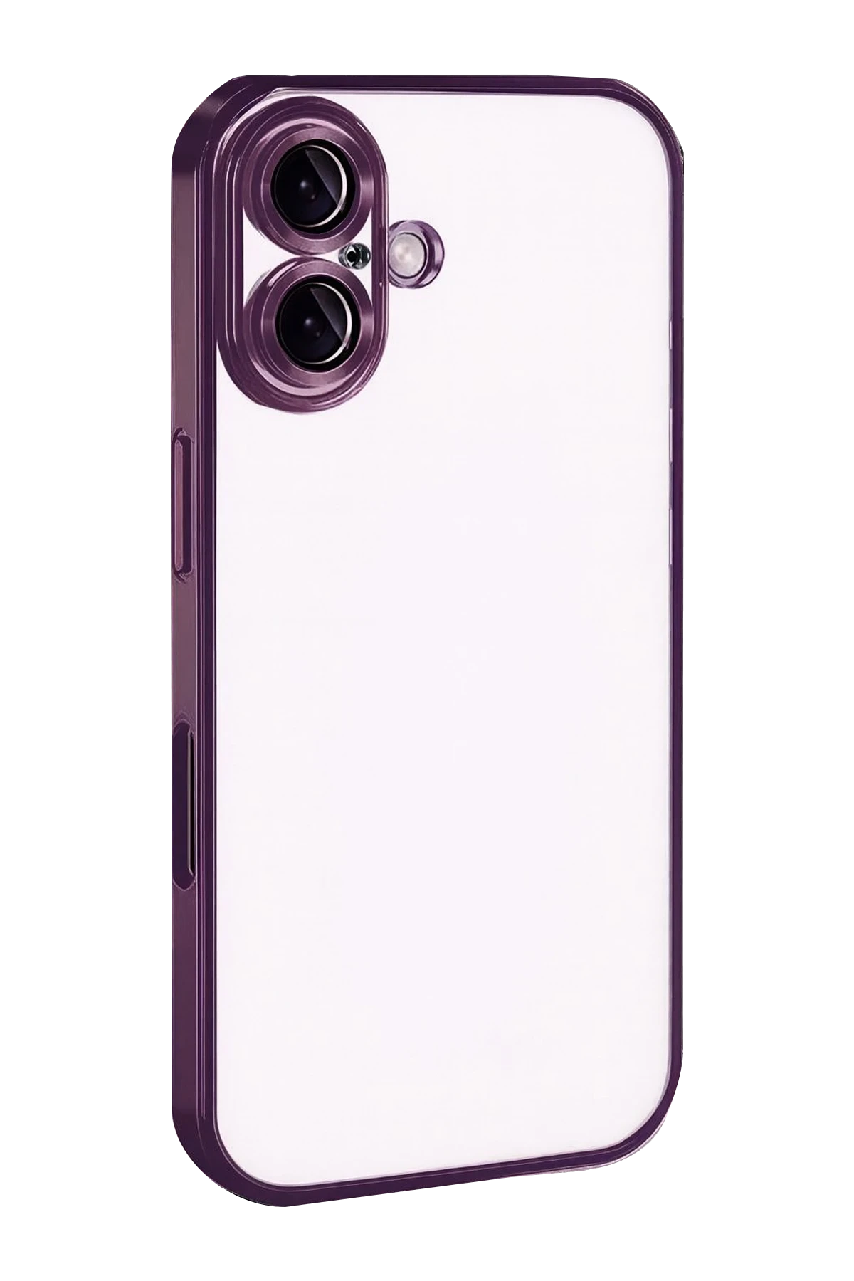 Newface Apple iPhone 17 Razer Lensli Silikon - Açık Mor