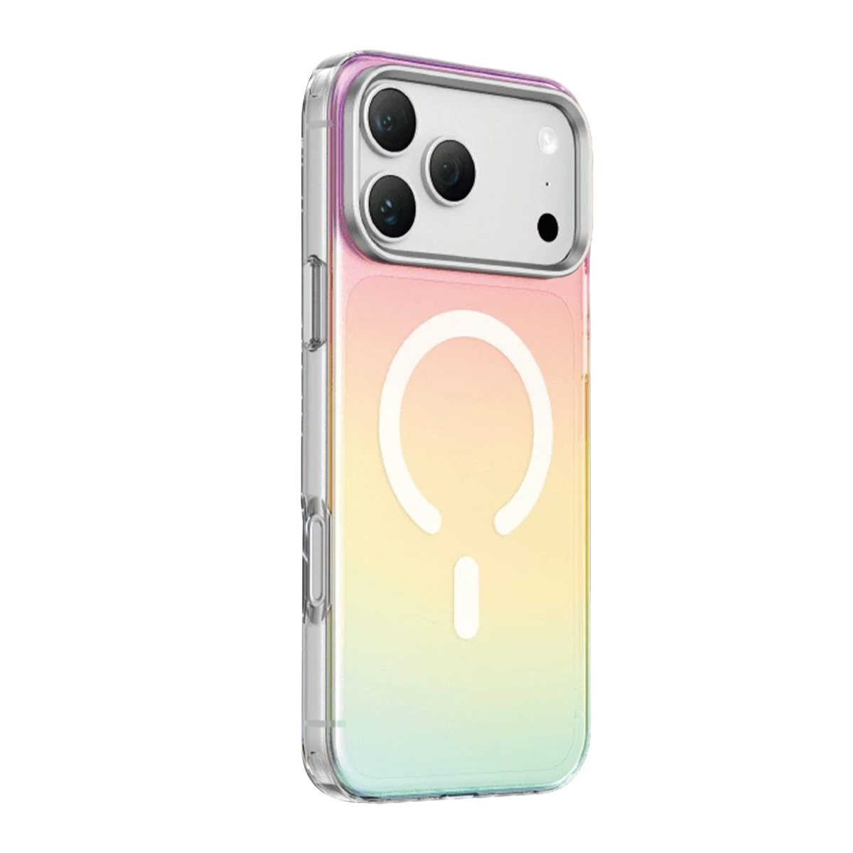 Keephone Apple iPhone 18 Pro Max/17 Pro Max Rainbow Magsafe Kapak - Gri