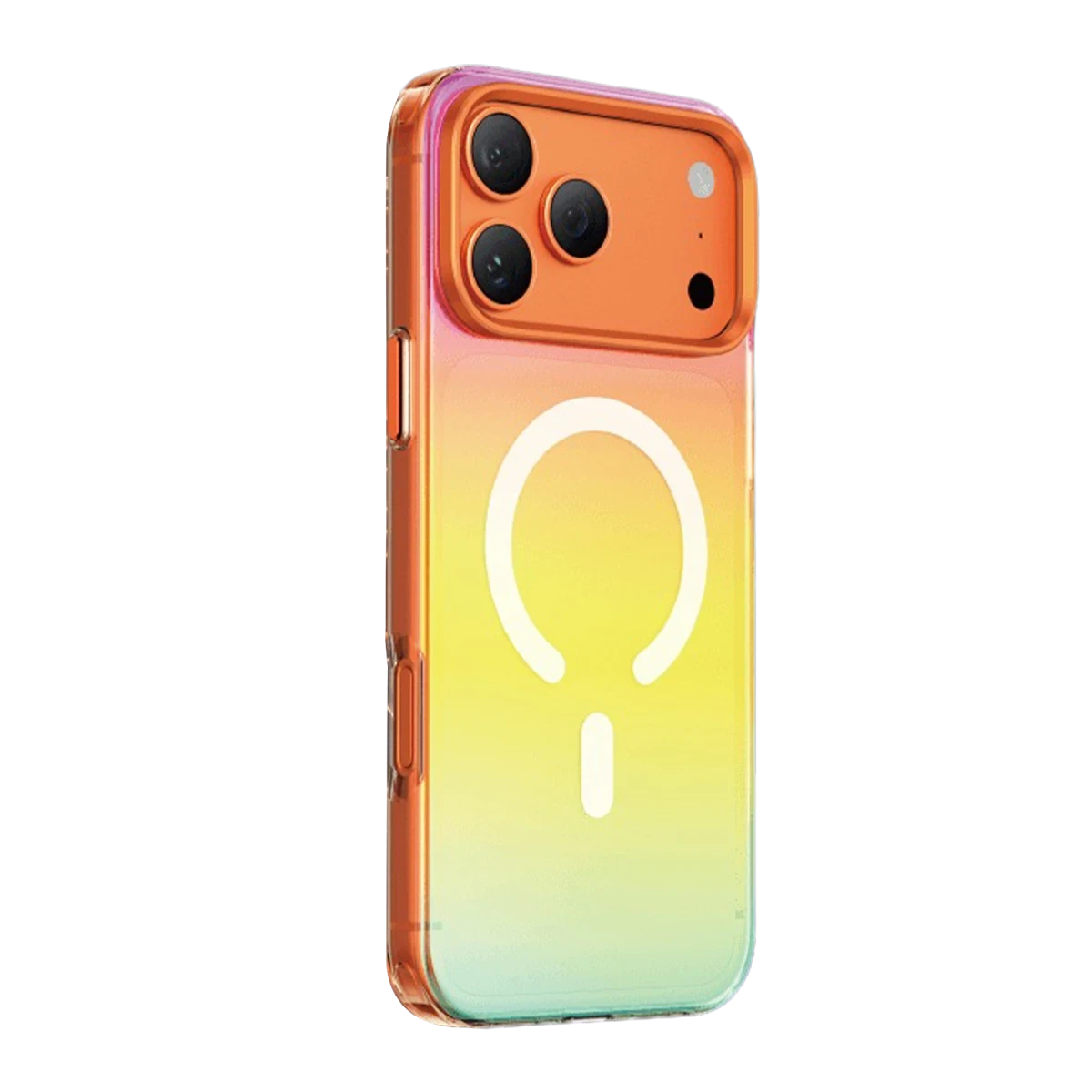 Keephone Apple iPhone 18 Pro/17 Pro Rainbow Magsafe Kapak - Turuncu 2