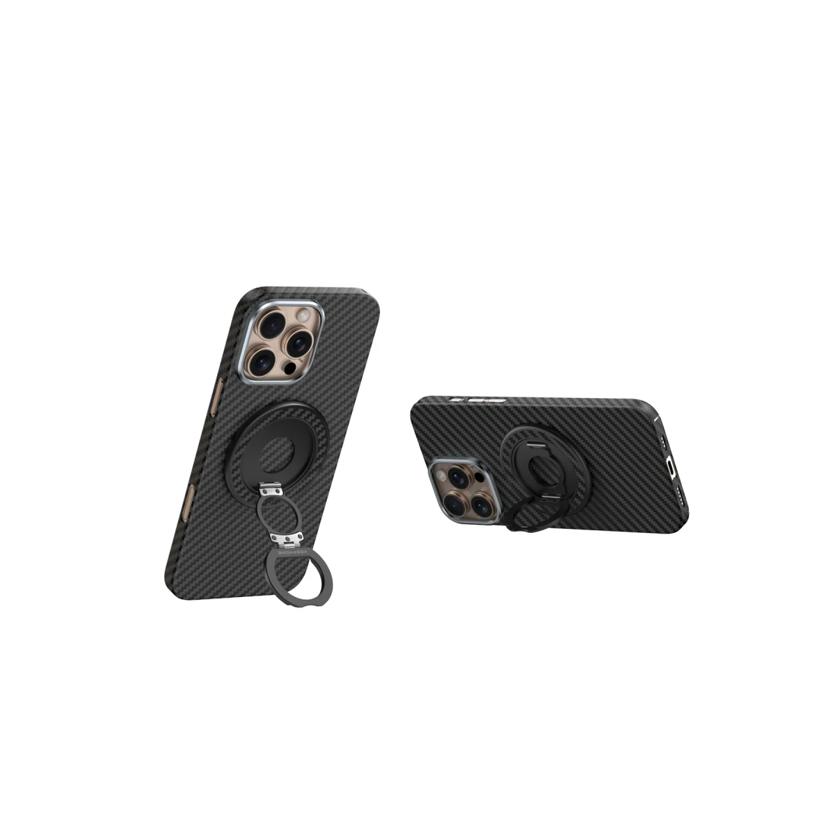 Keephone Kevlar Grip 360 Manyetik Magsafe Kickstand Yüzük - Ay Doğumu