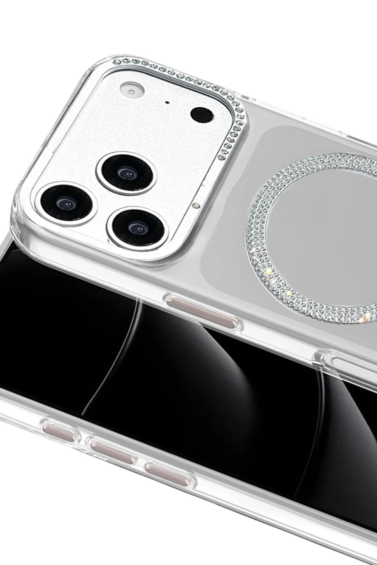 Joko Apple iPhone 17 Pro Max Tash Diamond Magsafe Kapak - Beyaz — görsel 2
