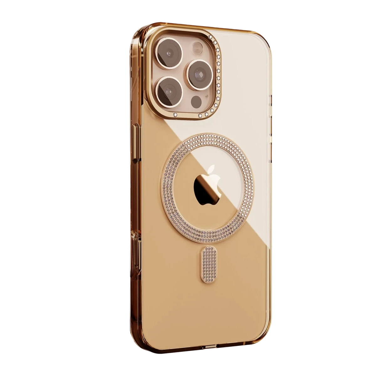 Joko Apple iPhone 16 Pro Max Tash Diamond Magsafe Kapak - Gold