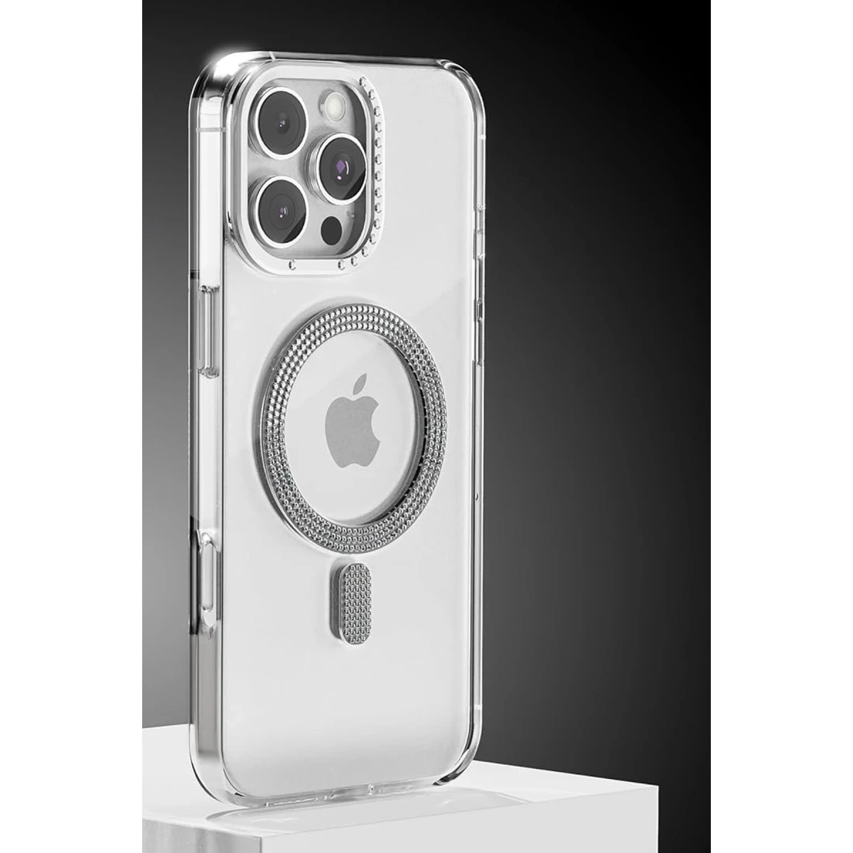 Joko Apple iPhone 16 Pro Max Tash Diamond Magsafe Kapak - Beyaz — görsel 6