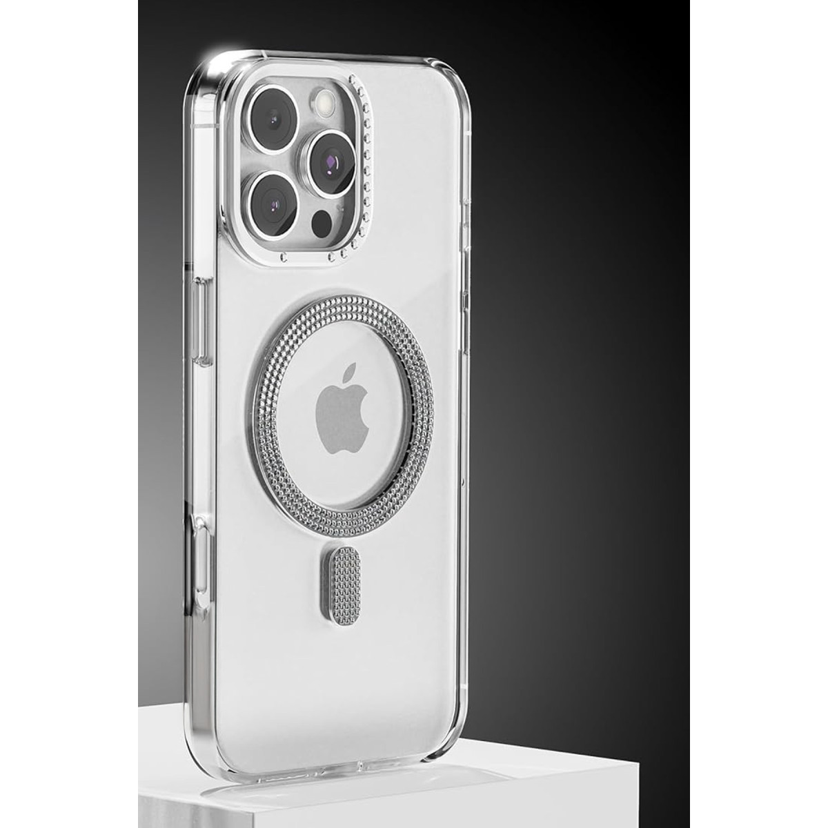 Joko Apple iPhone 16 Pro Max Tash Diamond Magsafe Kapak - Beyaz — görsel 9
