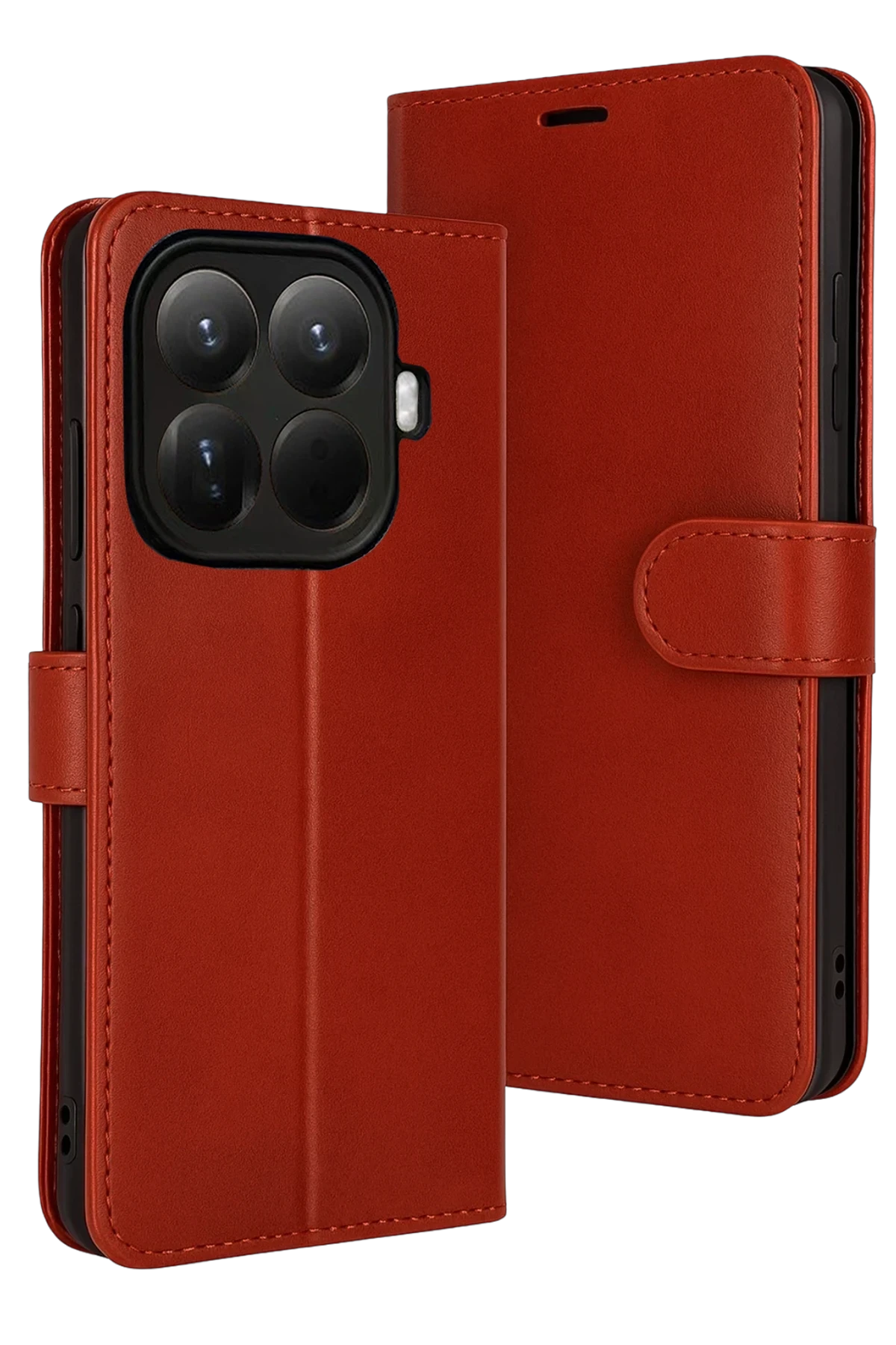 Newface Xiaomi Mi 15T Pro Trend S Plus Kapaklı Kılıf - Kırmızı