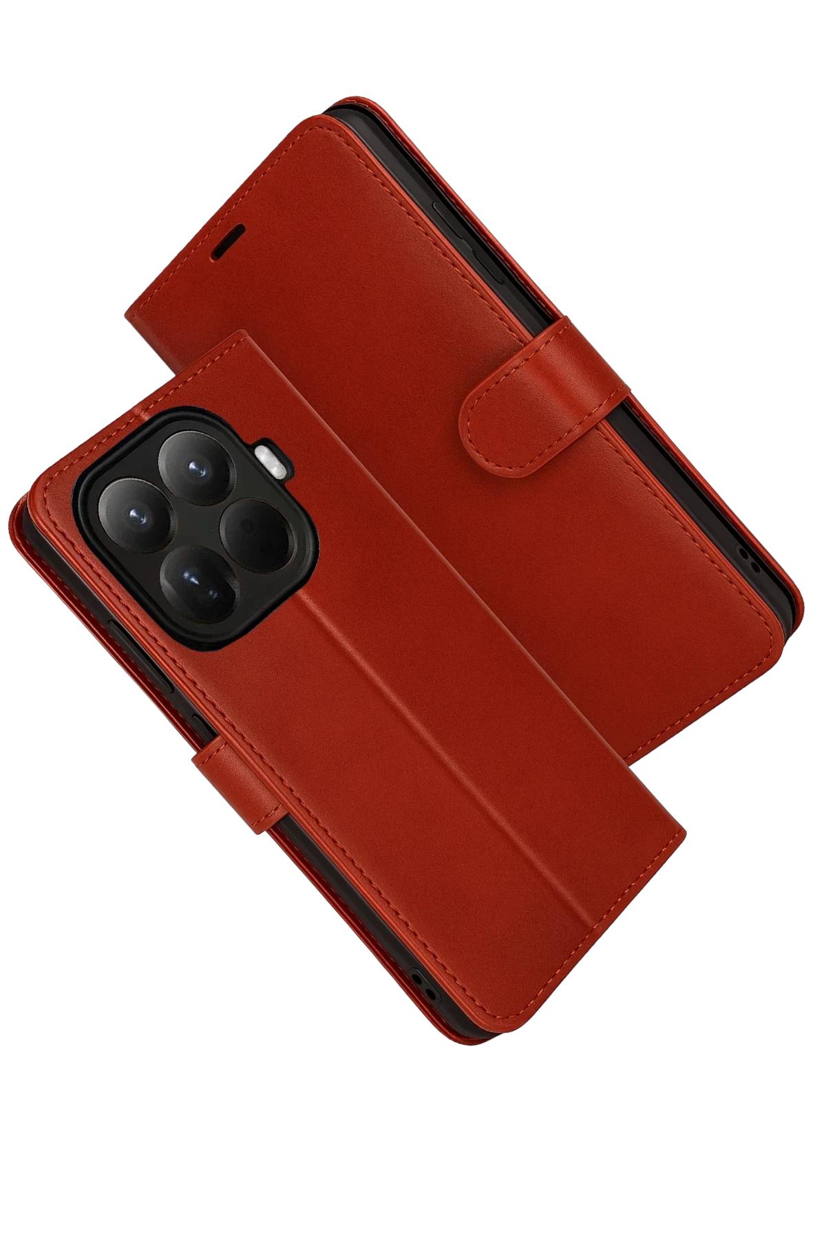 Newface Xiaomi Mi 15T Pro Trend S Plus Kapaklı Kılıf - Kırmızı