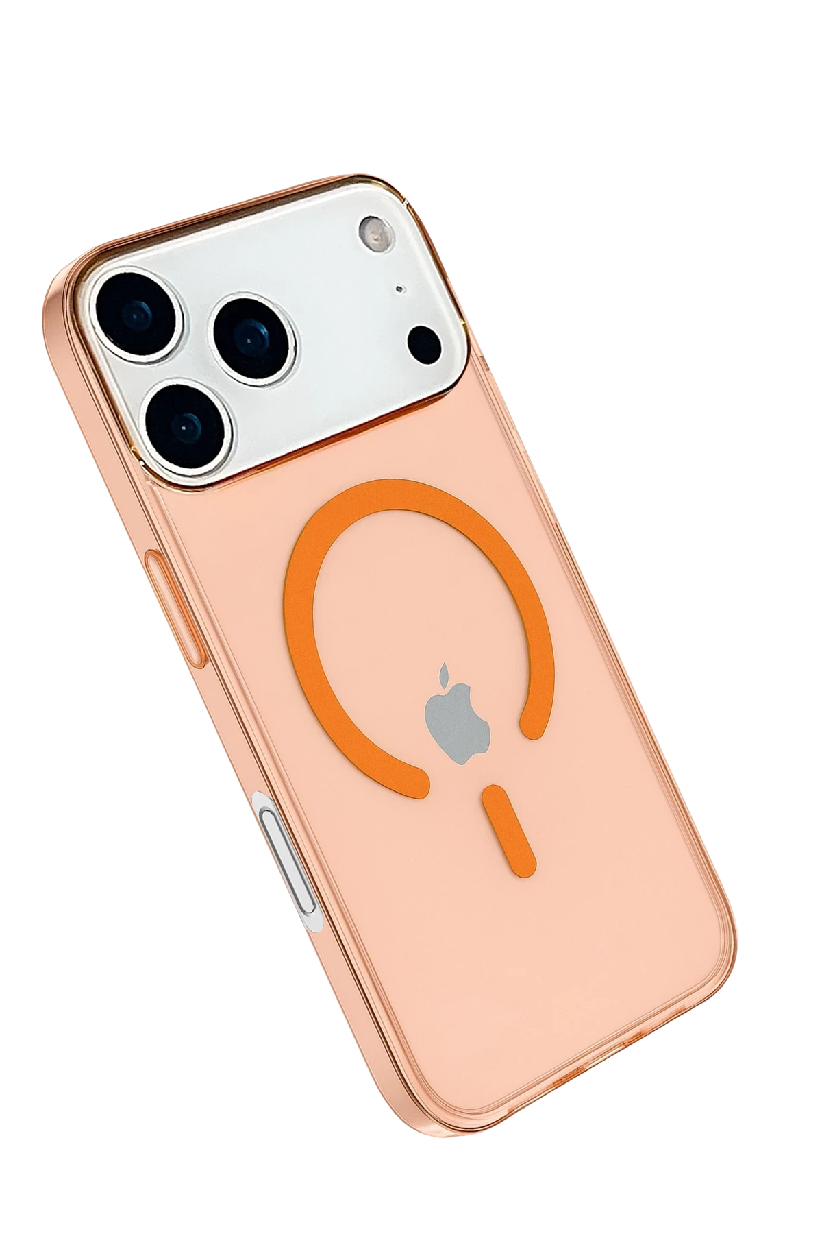 Newface iPhone 17 Pro Max Kılıf Pc Real Magsafe Kapak - Turuncu