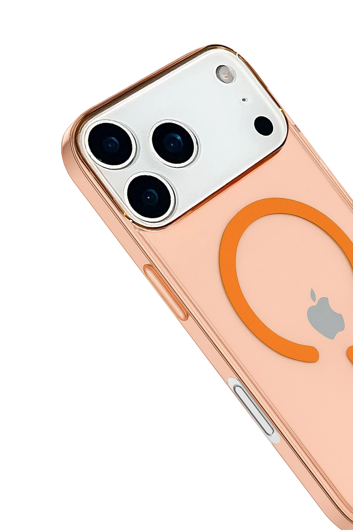 Newface iPhone 17 Pro Max Kılıf Pc Real Magsafe Kapak - Turuncu