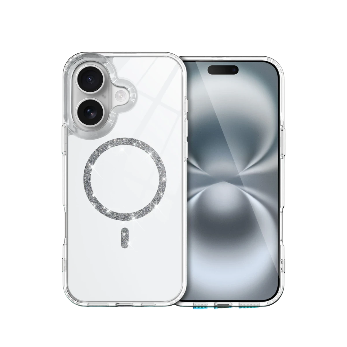 Newface Apple iPhone 17 Live Diamond Magsafe Kapak - Şeffaf