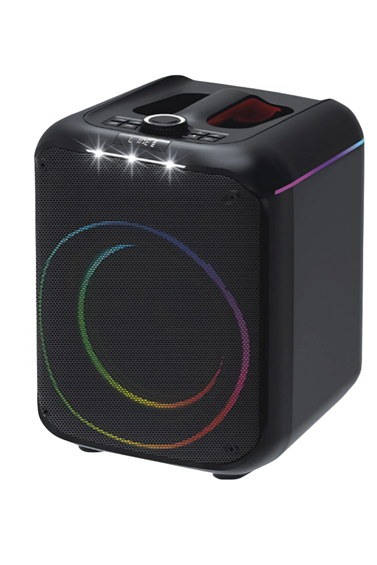 Konfulon F39 25W Sürücülü RGB Işıklı 2 Adet Mikrofonlu Bluetooth 5.3 Kablosuz Hoparlör – Siyah