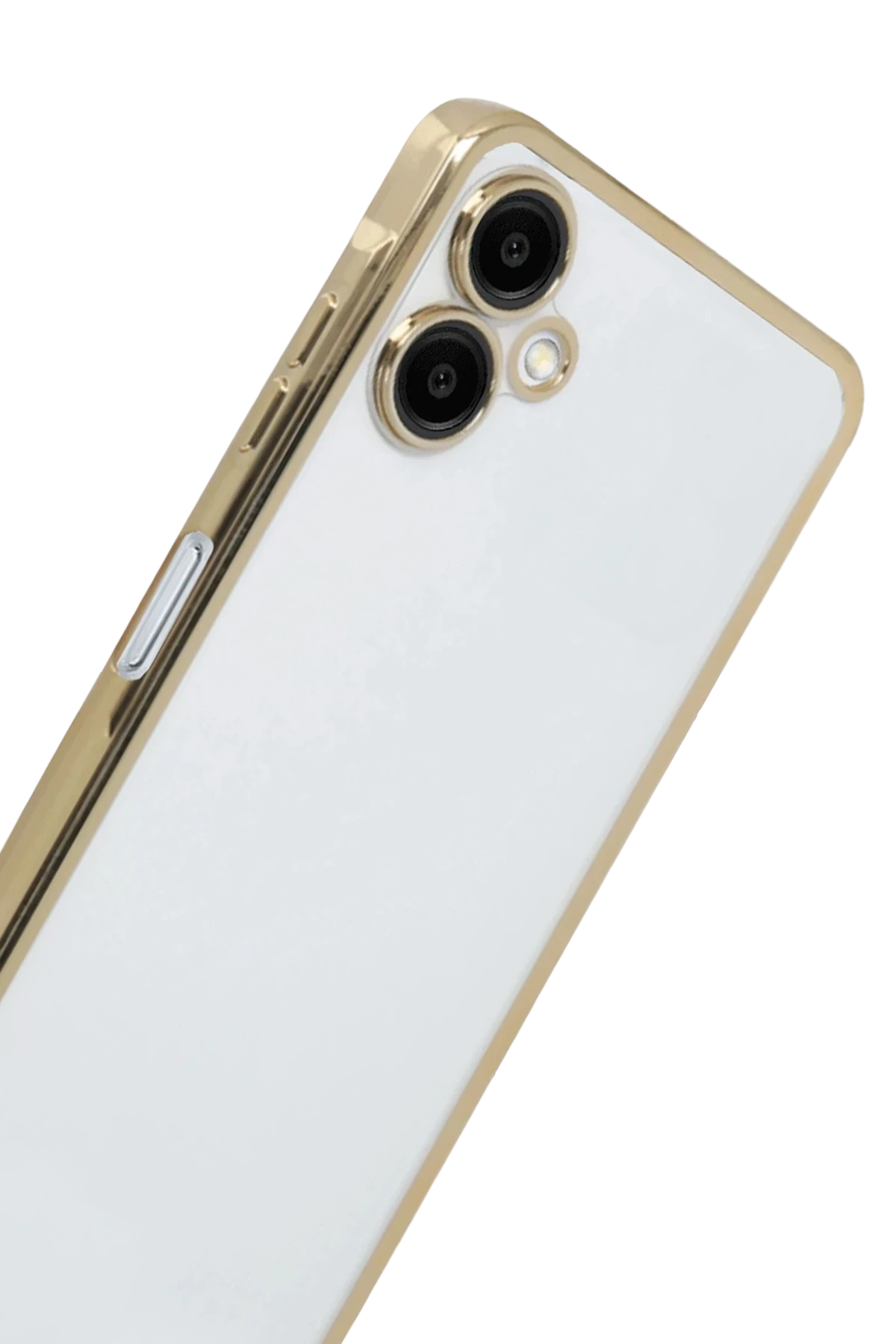 Newface Samsung Galaxy A07 4G Razer Lensli Silikon - Gold