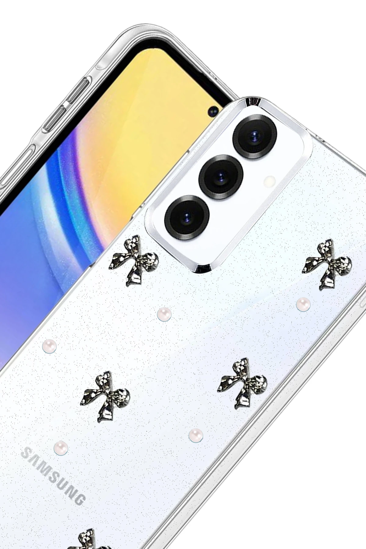 Newface Samsung Galaxy A34 5G Fiyonk Desenli Kapak - Desen 8