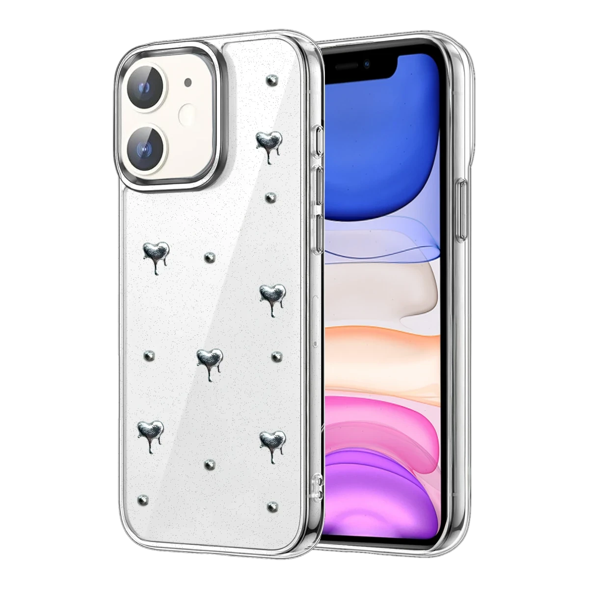 Newface Apple iPhone 12 Fiyonk Desenli Kapak - Desen 1 — görsel 4