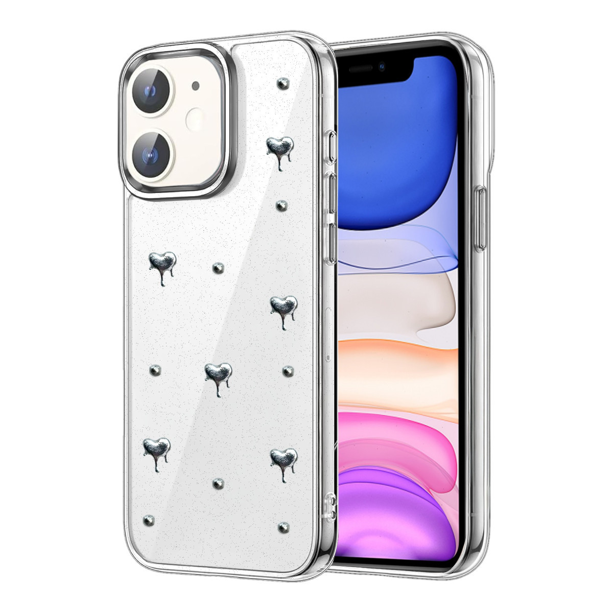 Newface Apple iPhone 12 Fiyonk Desenli Kapak - Desen 1 — görsel 7