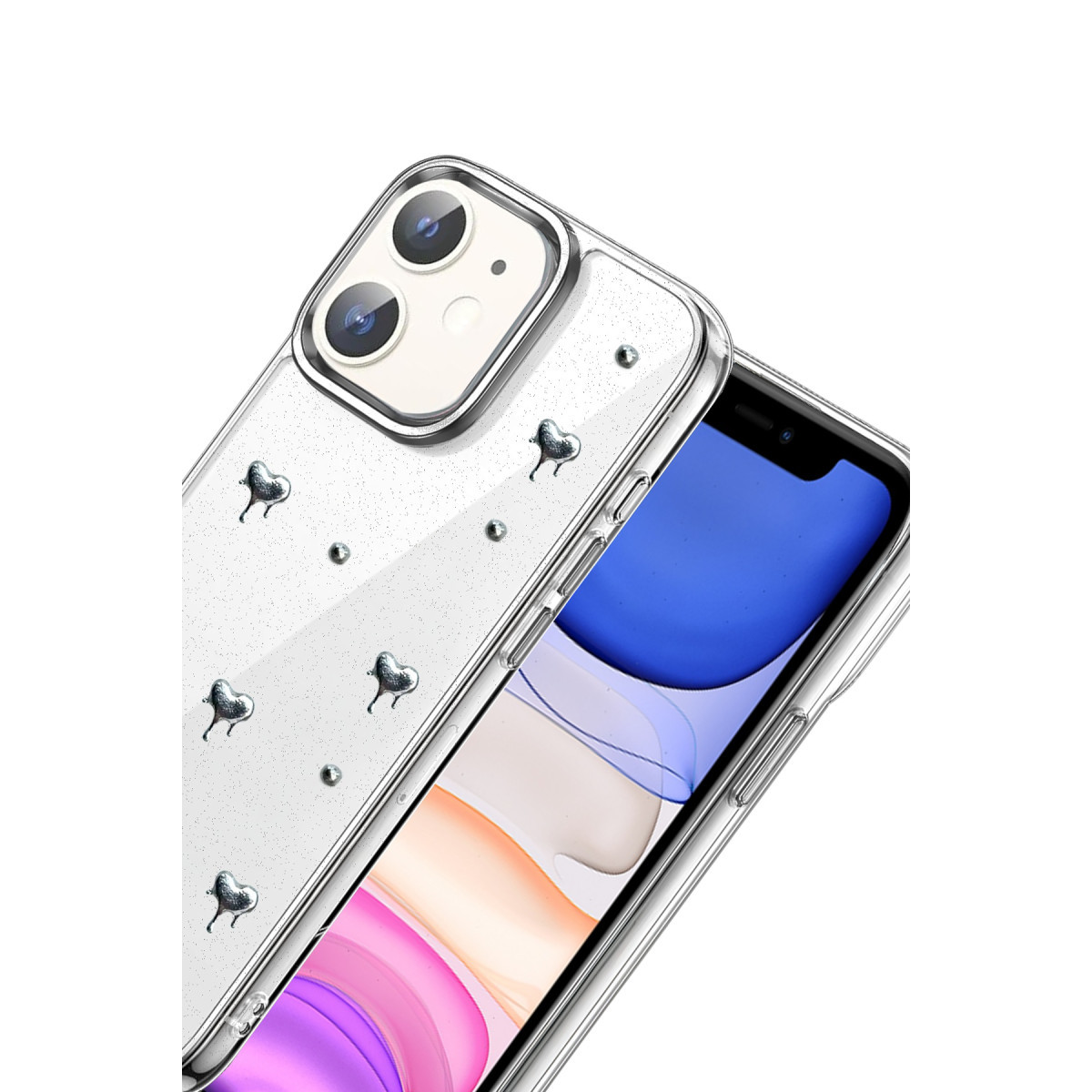 Newface Apple iPhone 12 Fiyonk Desenli Kapak - Desen 1 — görsel 8