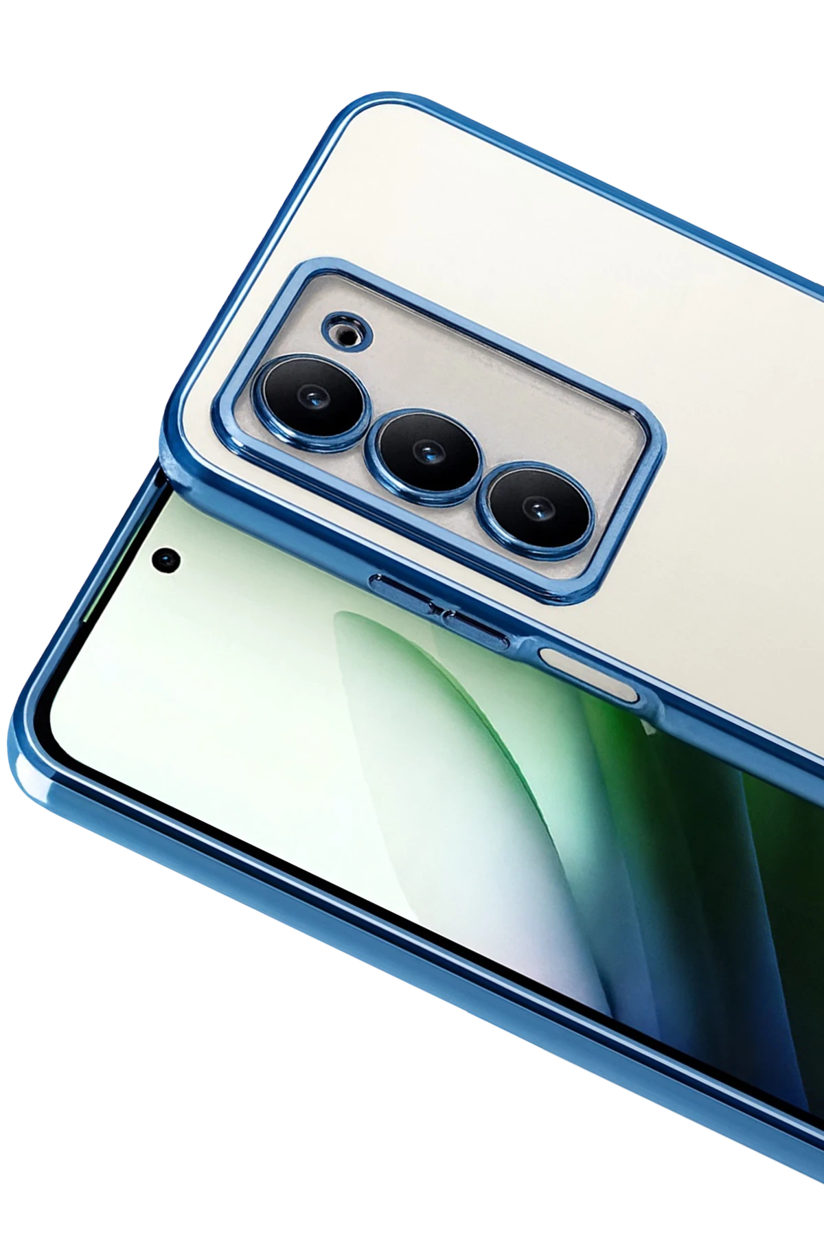 Newface Xiaomi Redmi 15 4G Razer Lensli Silikon - Açık Mavi — görsel 2