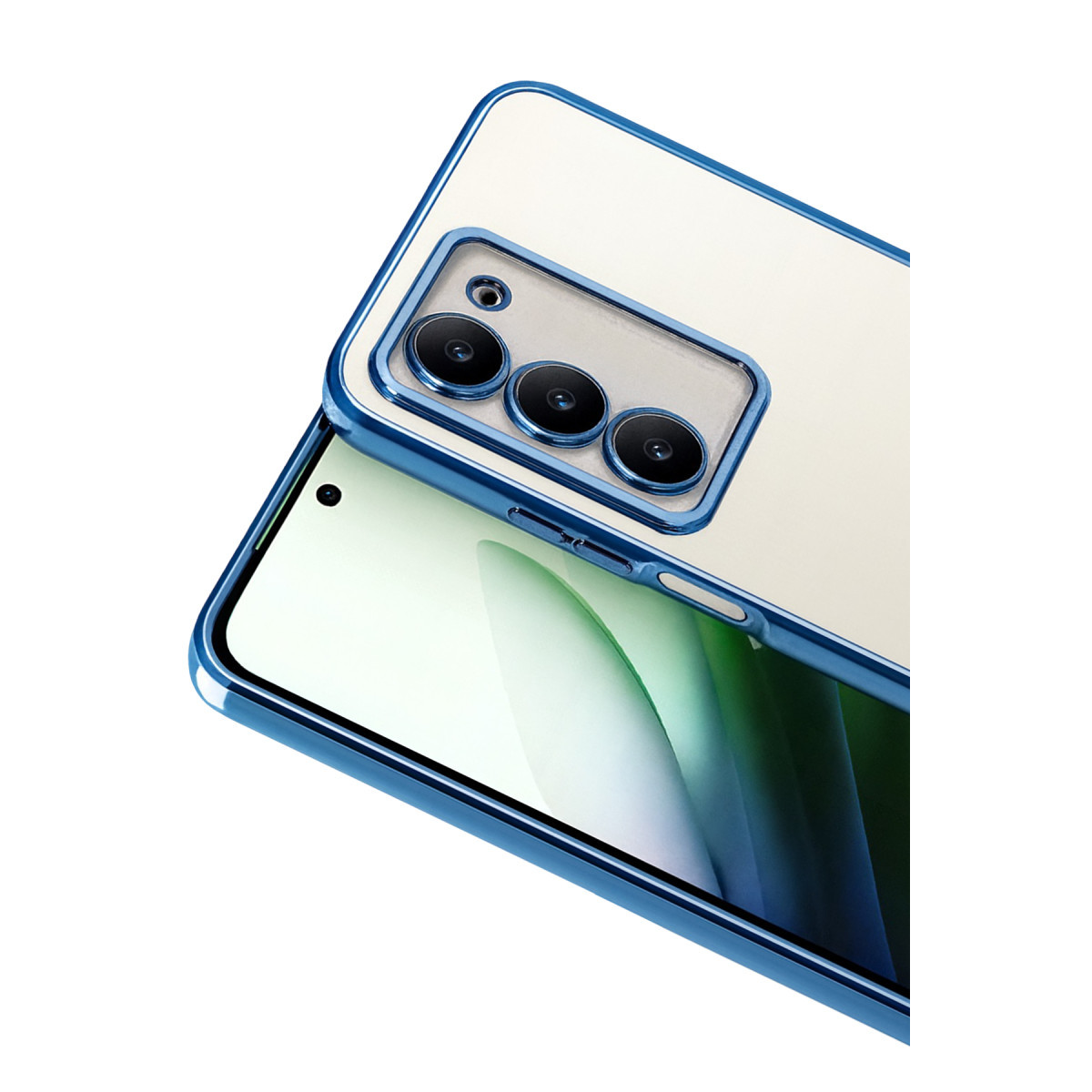 Newface Xiaomi Redmi 15 4G Razer Lensli Silikon - Açık Mavi — görsel 8