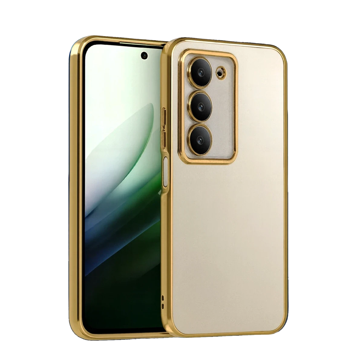Newface Xiaomi Redmi 15 4G Razer Lensli Silikon - Gold