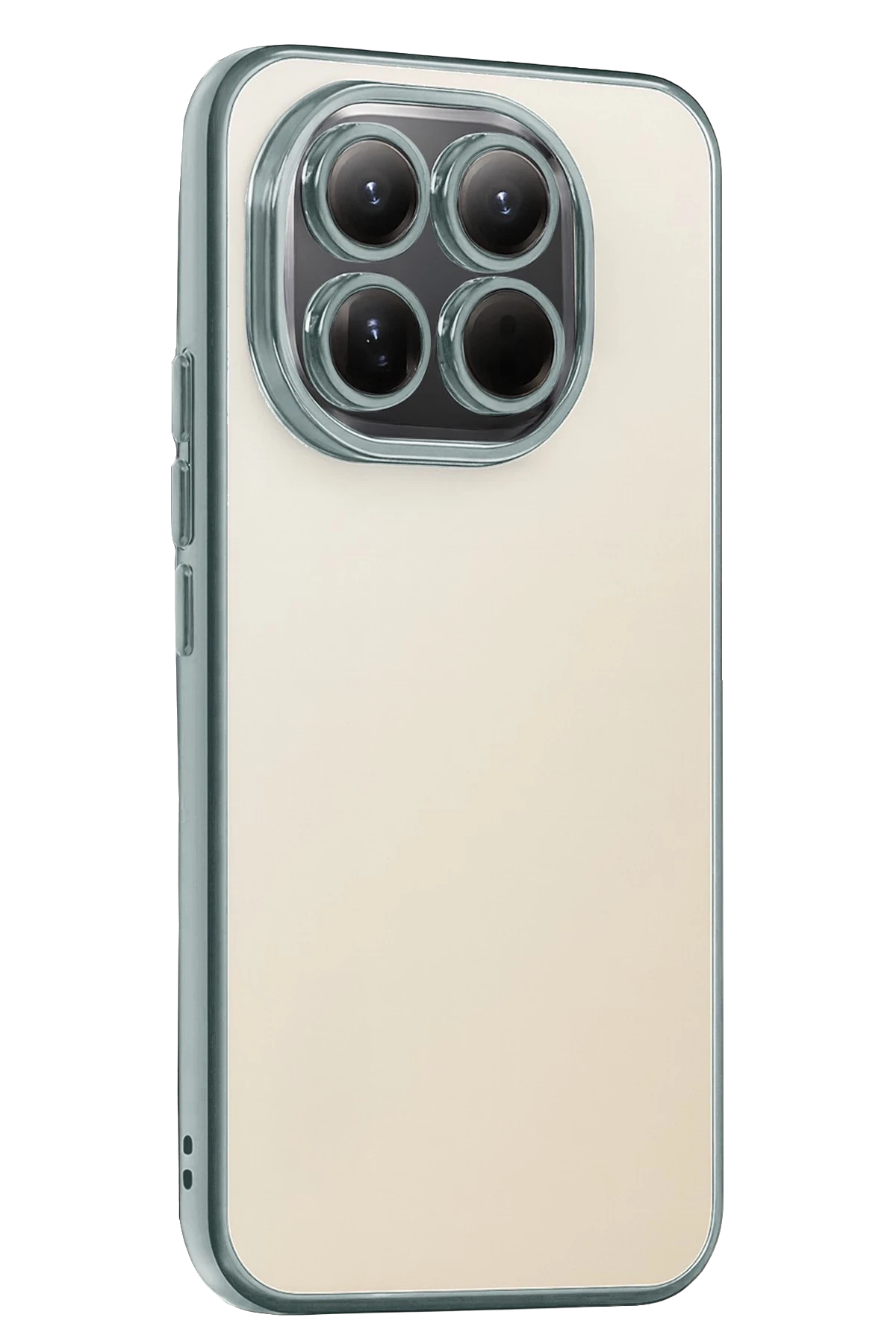 Newface Xiaomi Mi 15T Razer Lensli Silikon - Gümüş