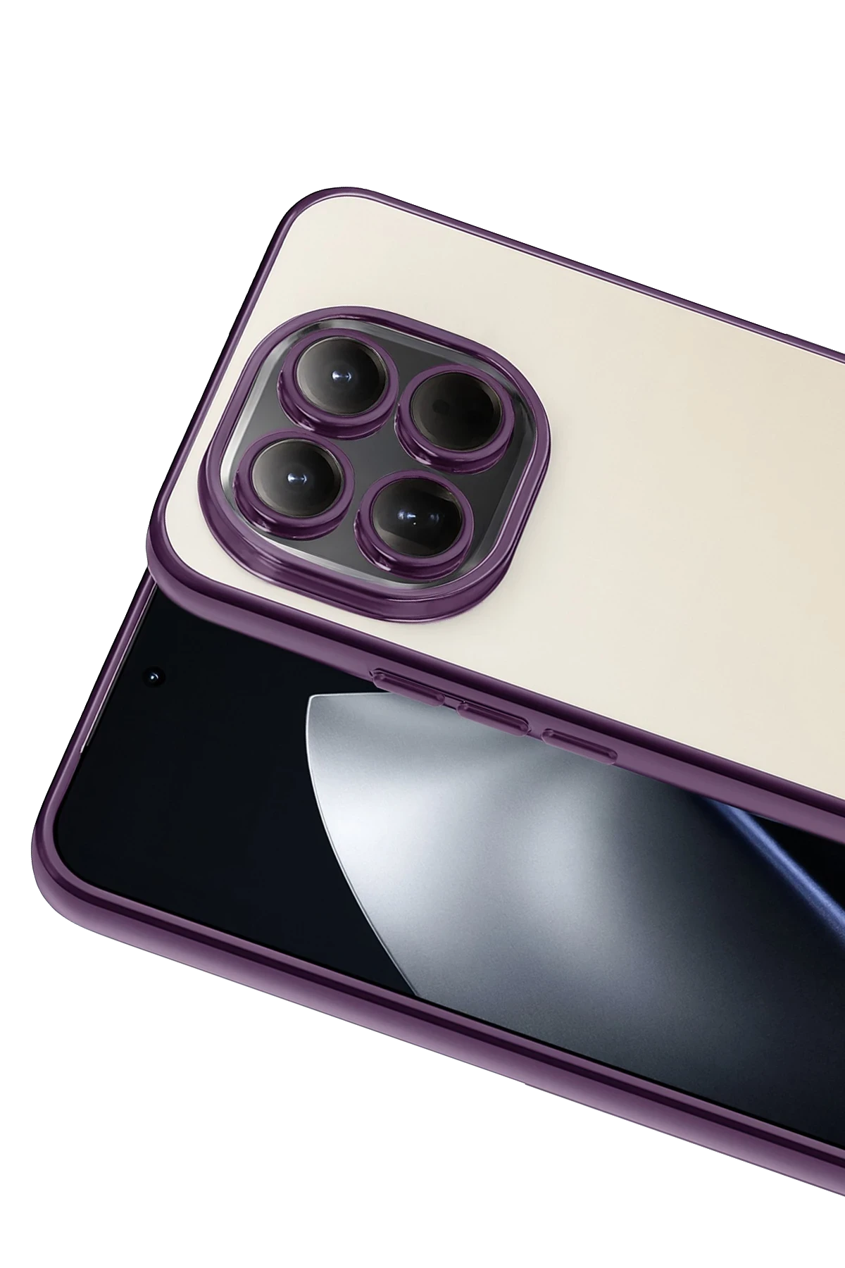 Newface Xiaomi Mi 15T Razer Lensli Silikon - Mor